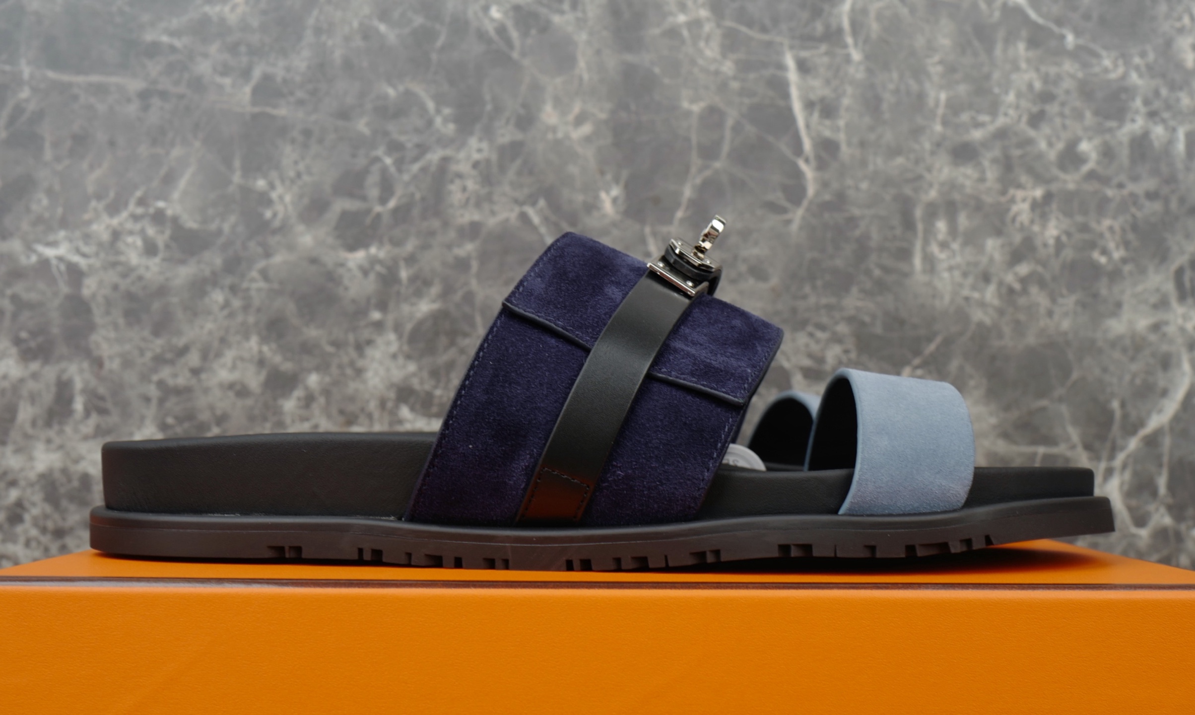 Hermès Epsom Sandals: Plush Comfort with Kelly Buckle 8 i1749667100050 4941 0 6