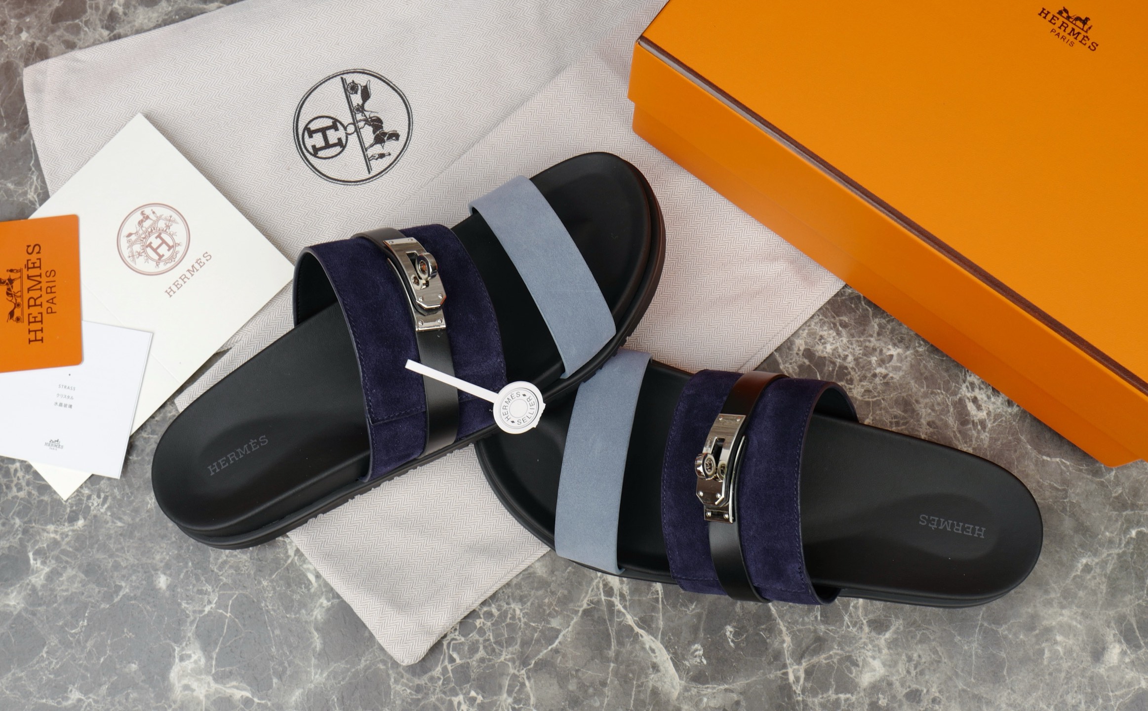 Hermès Epsom Sandals: Plush Comfort with Kelly Buckle 9 i1749667100137 8039 0 7