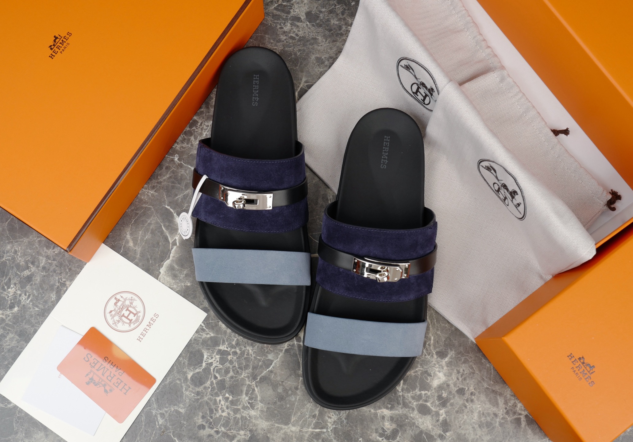 Hermès Epsom Sandals: Plush Comfort with Kelly Buckle 3 i1749667101968 4446 0 1