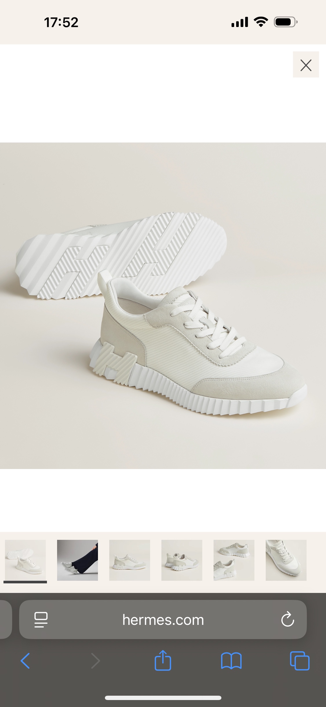 Hermes Bouncing Sneaker: High-Tech Mesh and Suede Goatskin Shoes 3 i1749667468072 3976 0 2