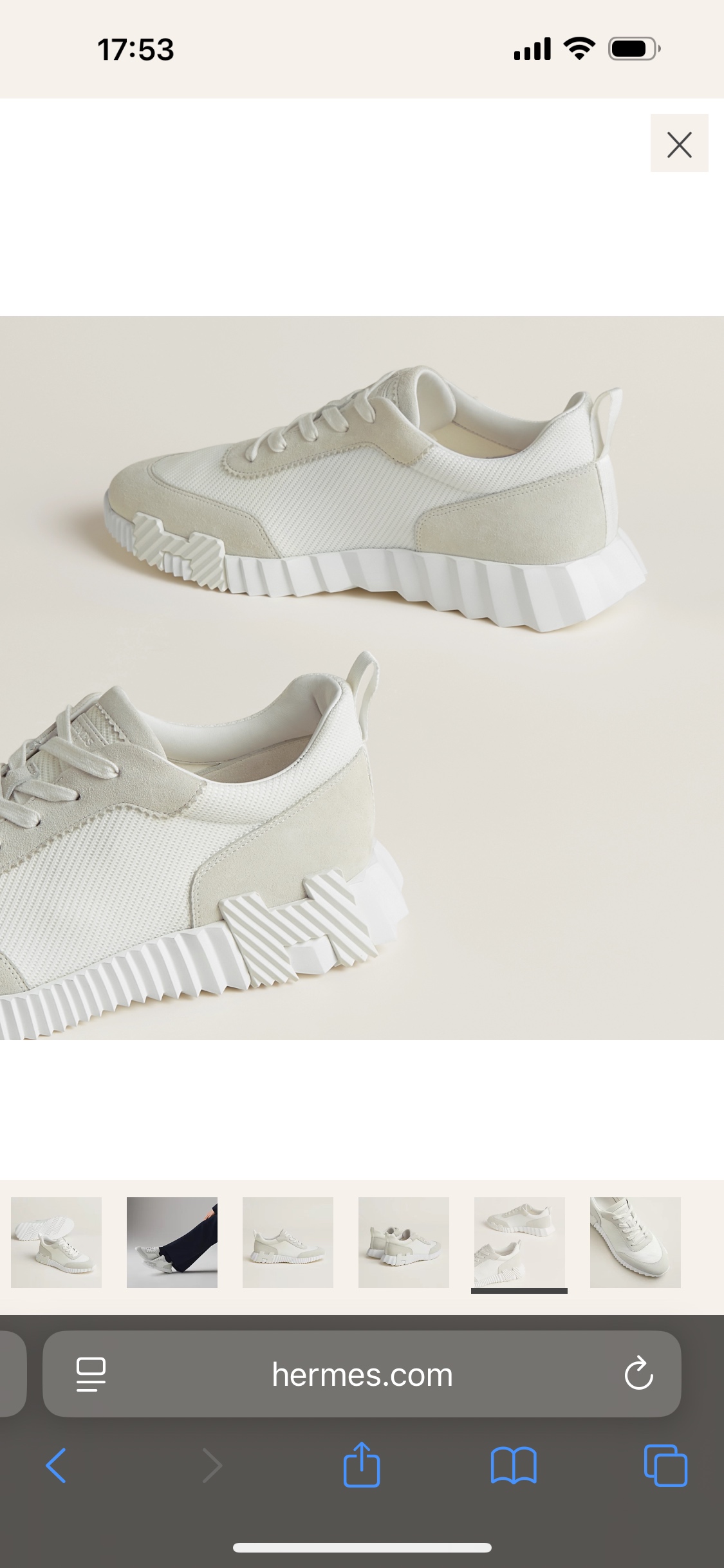 Hermes Bouncing Sneaker: High-Tech Mesh and Suede Goatskin Shoes 5 i1749667468093 1203 0 4