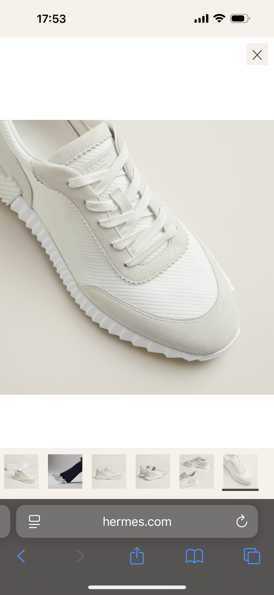 Hermes Bouncing Sneaker: High-Tech Mesh and Suede Goatskin Shoes 6 i1749667468094 6274 0 5