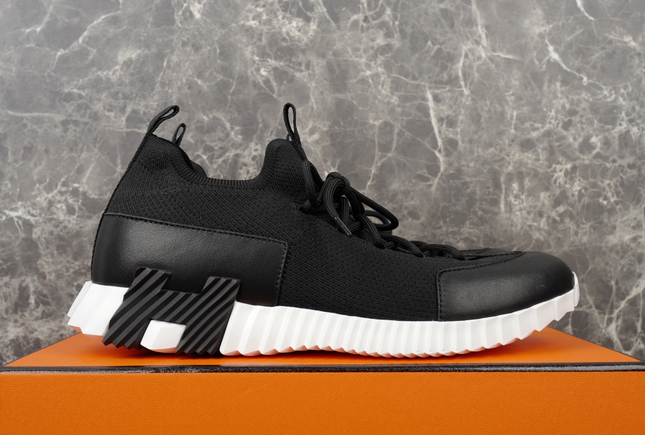 Hermes Bouncing Sneaker: Knitted & Suede Goat Skin, Laceless, Urban Style 5 i1753612880324 2422 0 3