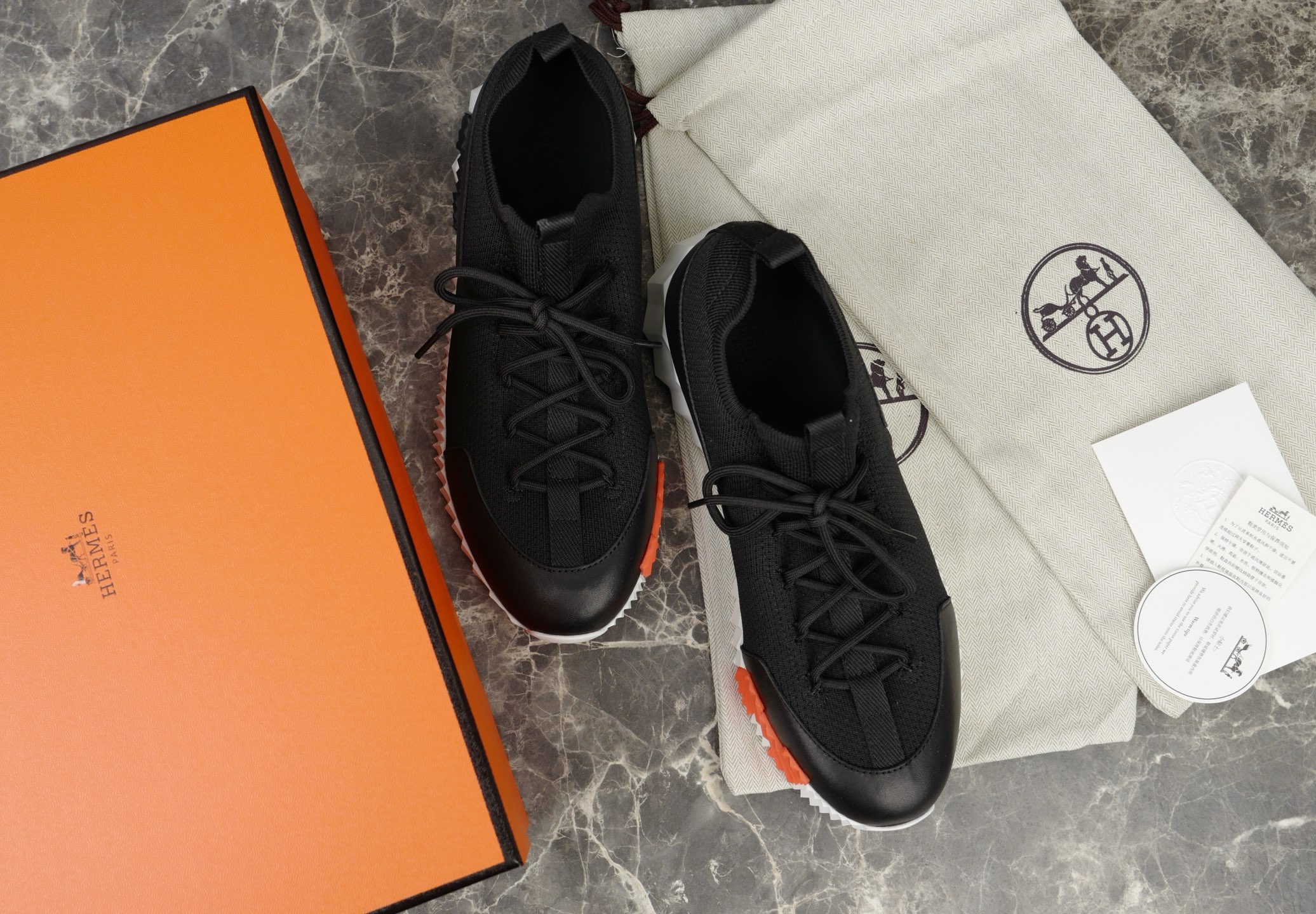 Hermes Bouncing Sneaker: Knitted & Suede Goat Skin, Laceless, Urban Style 4 i1753612880374 5215 0 2