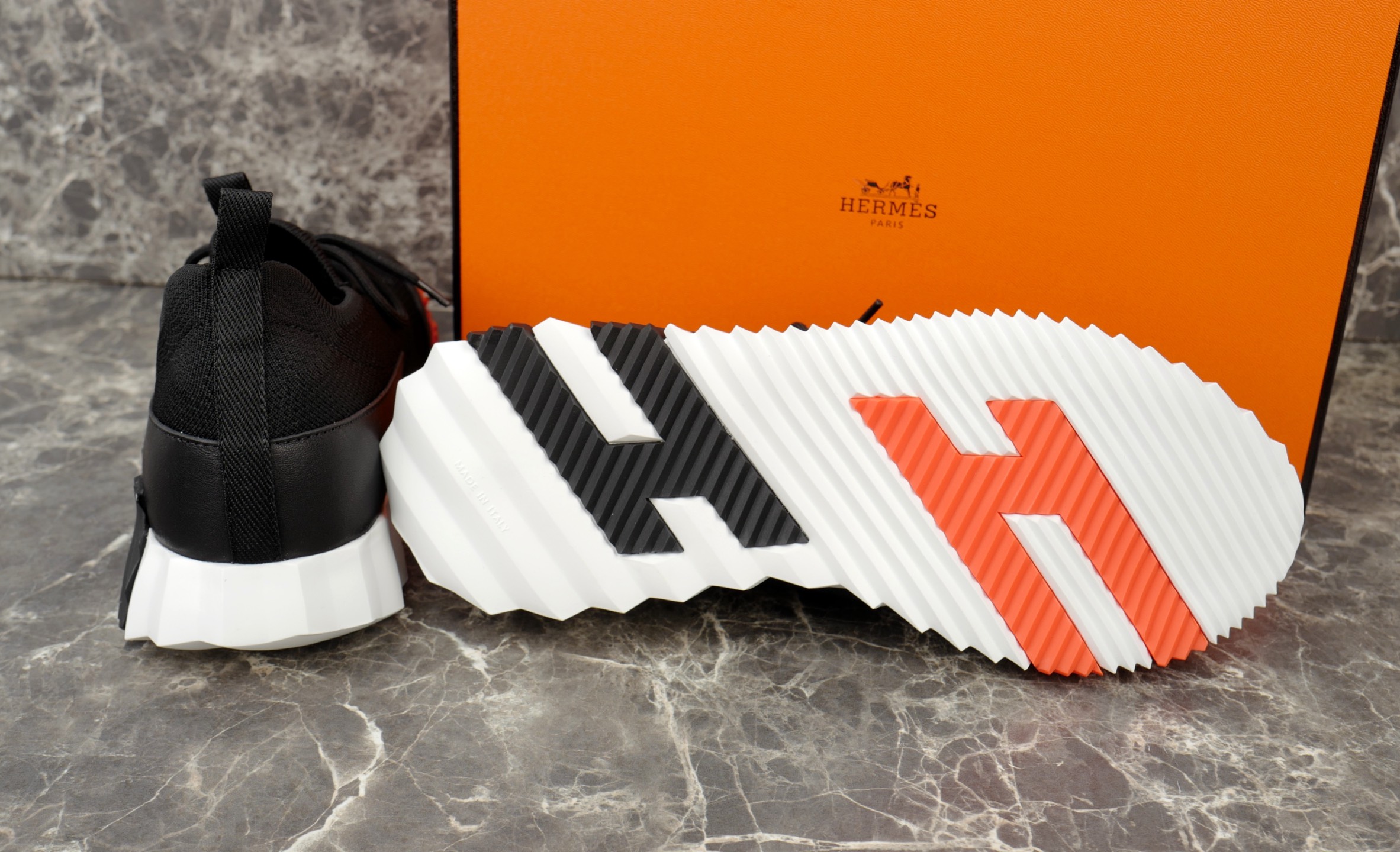 Hermes Bouncing Sneaker: Knitted & Suede Goat Skin, Laceless, Urban Style 10 i1753612880394 9328 0 8