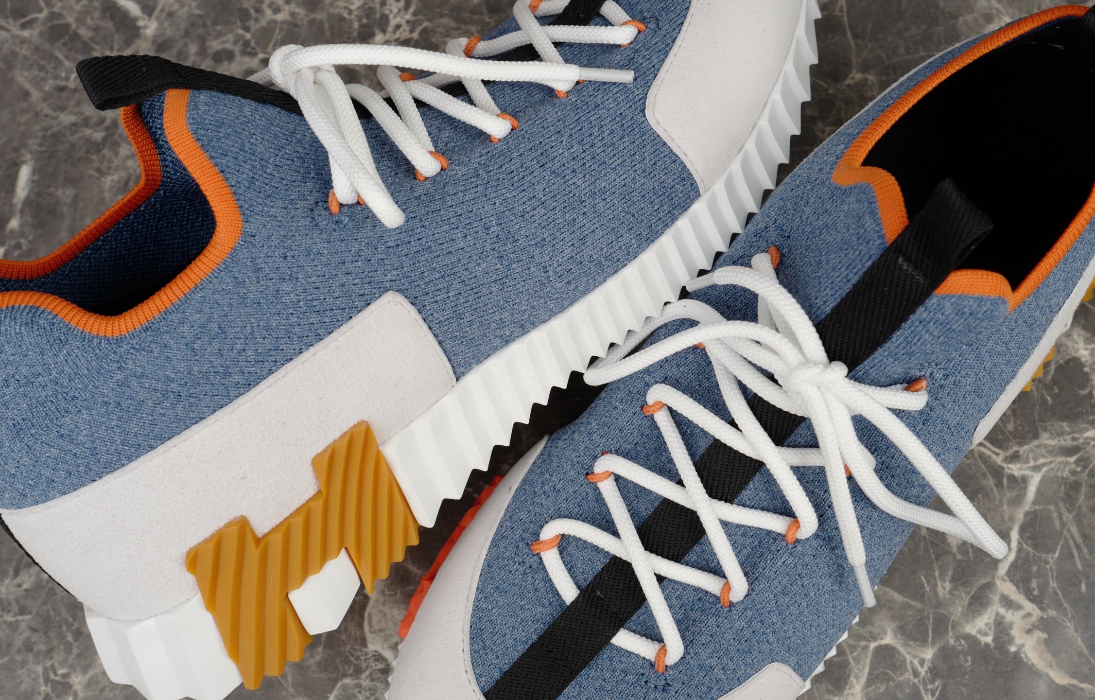 Hermès Bouncing Sneaker: Knit & Suede Goatskin, Light Sole, Urban Style 6 i1753612974457 4957 0 4