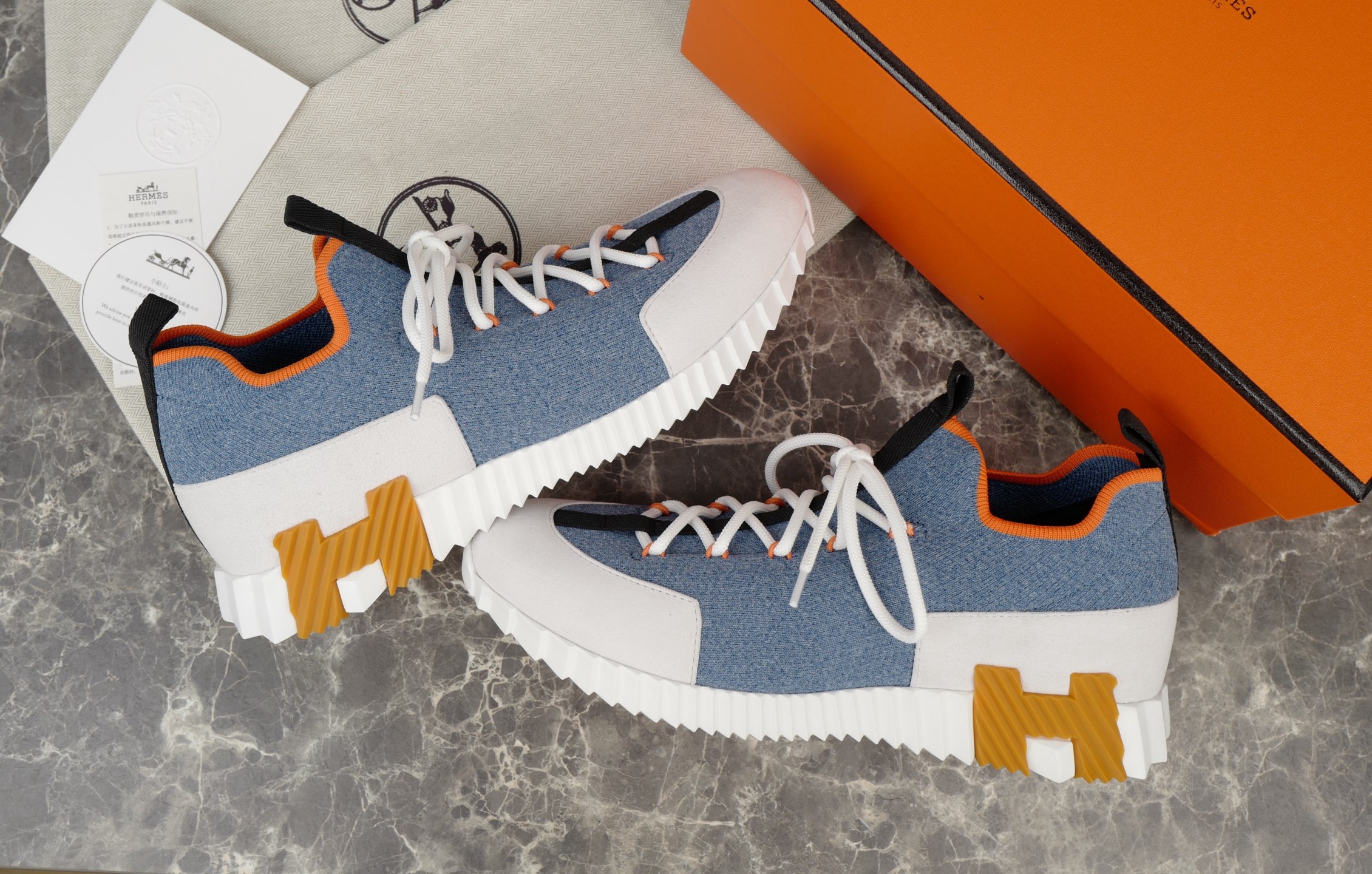 Hermès Bouncing Sneaker: Knit & Suede Goatskin, Light Sole, Urban Style 3 i1753612974501 1925 0 1