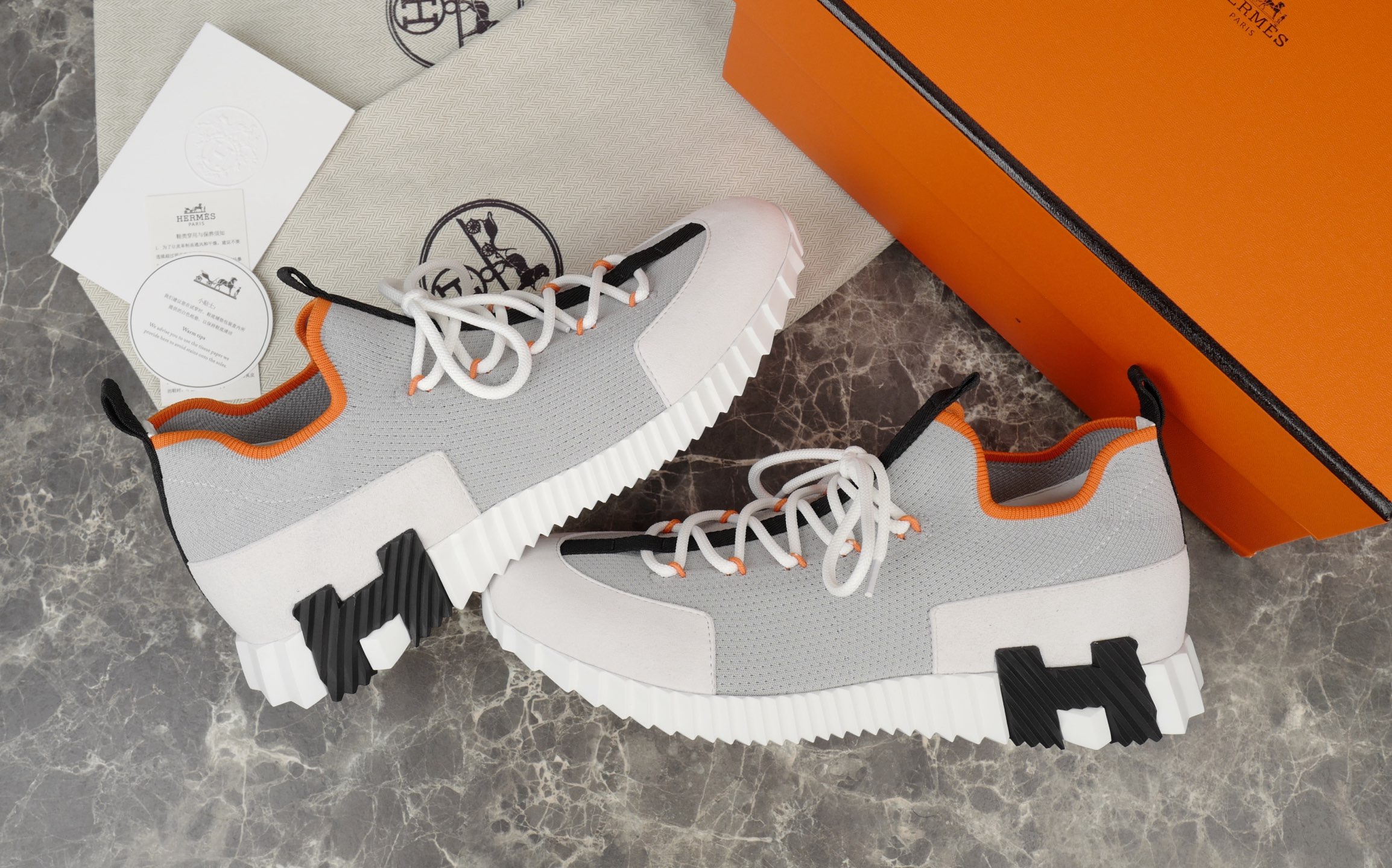 Hermes Men's Bouncing Sneaker, Knit & Suede, Lace-Free Urban Style 2 i1753613059202 1660 0 1