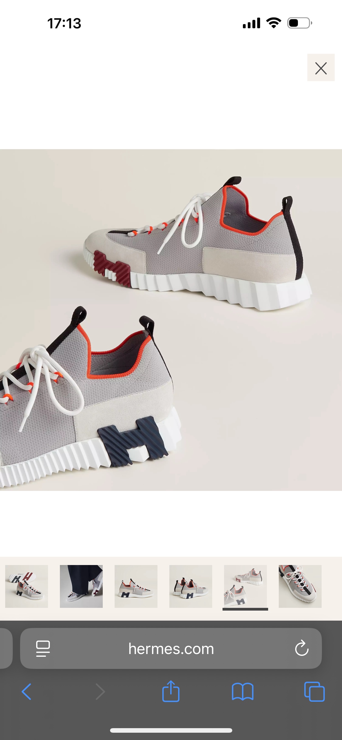 Hermès Bouncing Sneaker: Knit & Suede Goat Leather, Laceless, Urban Style 5 i1753613075455 2761 0 4