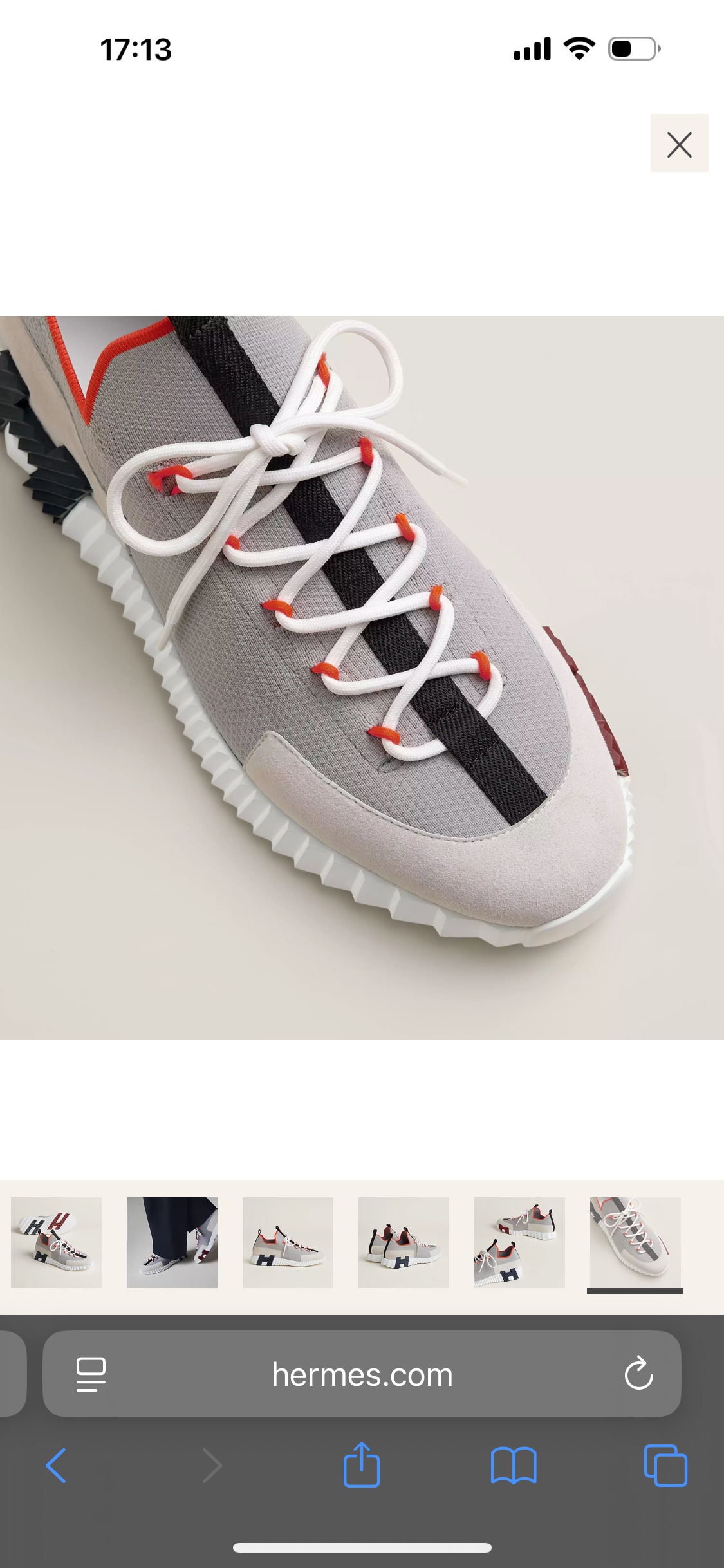 Hermès Bouncing Sneaker: Knit & Suede Goat Leather, Laceless, Urban Style 6 i1753613075474 5539 0 5