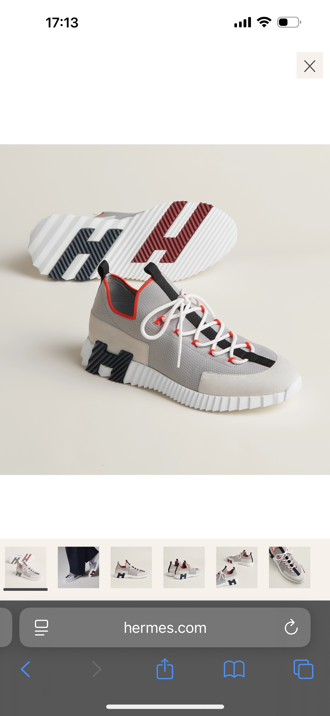 Hermès Bouncing Sneaker: Knit & Suede Goat Leather, Laceless, Urban Style 3 i1753613075480 2657 0 2