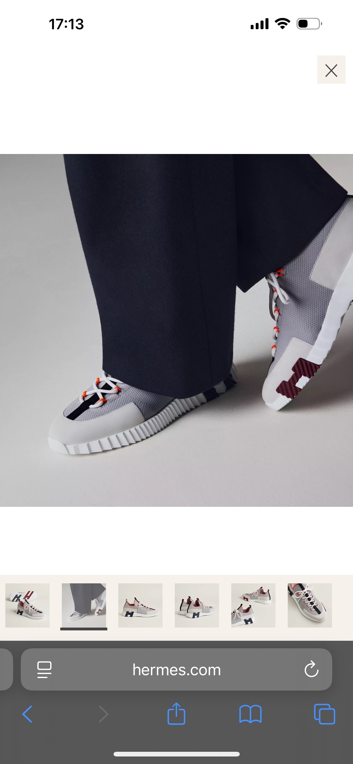 Hermès Bouncing Sneaker: Knit & Suede Goat Leather, Laceless, Urban Style 2 i1753613075496 7678 0 1