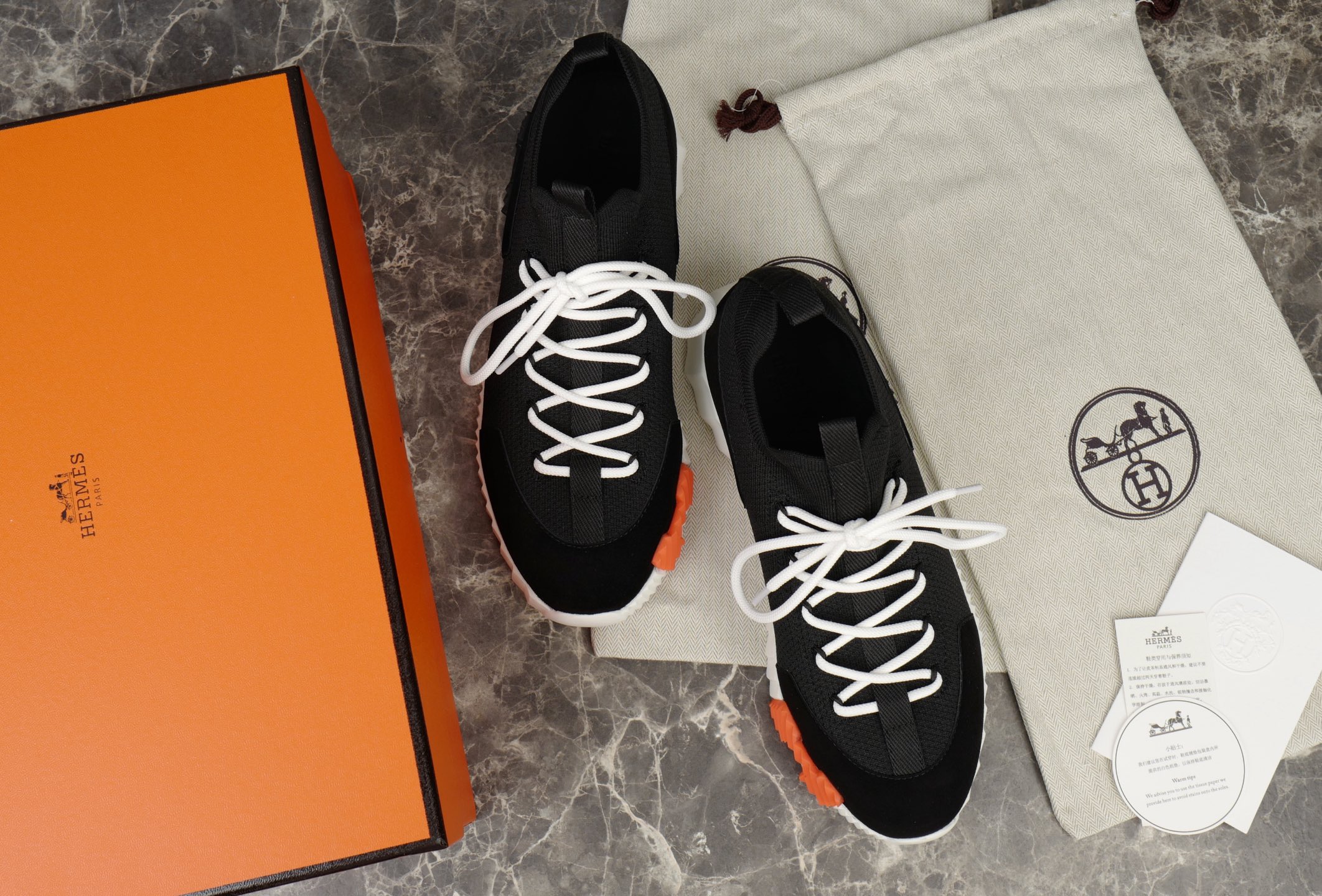 Hermes Bouncing Knit & Suede Goat Skin Sneakers: Lightweight Urban Style 3 i1753613192423 3159 0 2