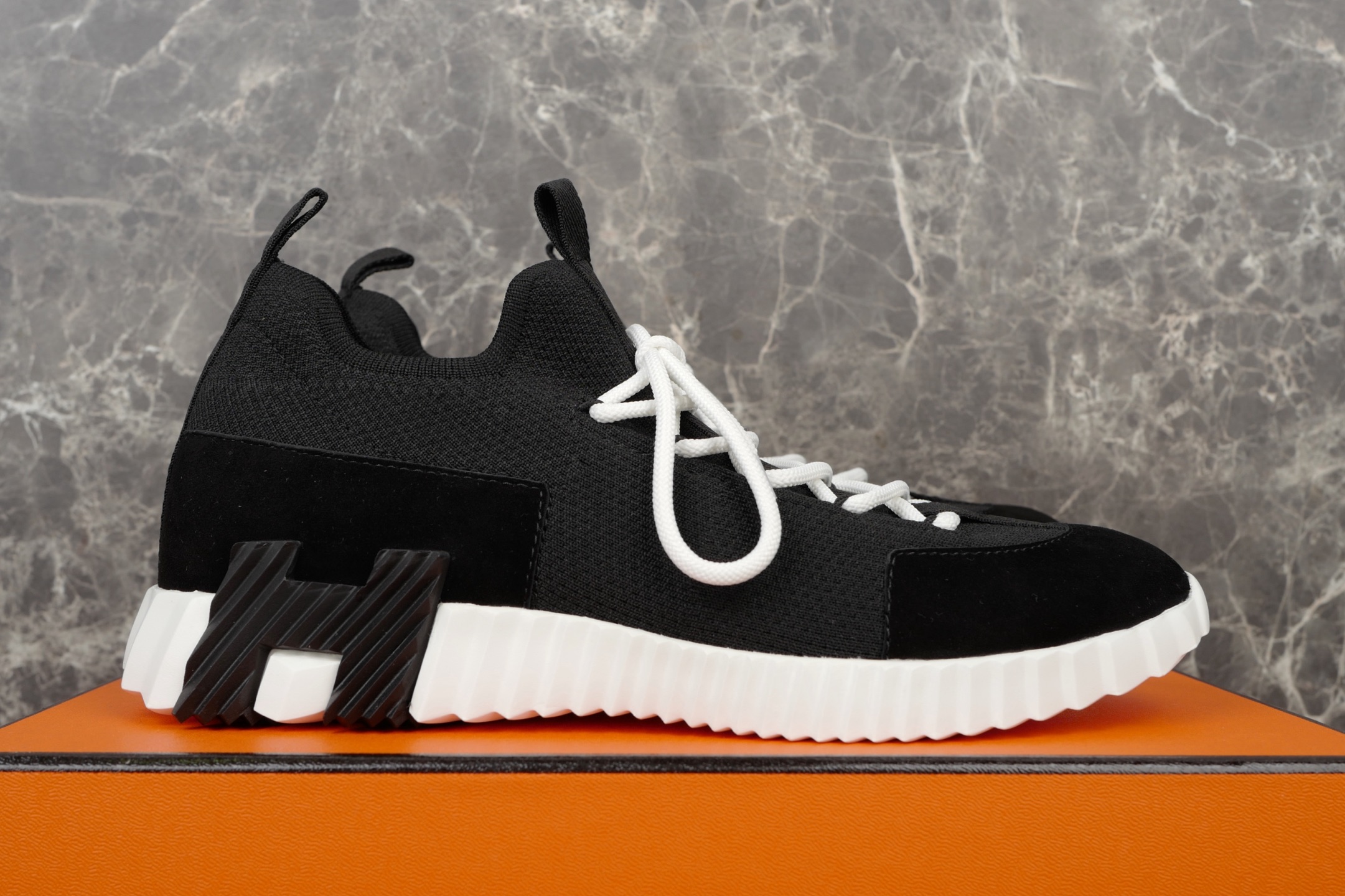 Hermes Bouncing Knit & Suede Goat Skin Sneakers: Lightweight Urban Style 4 i1753613193347 1729 0 3