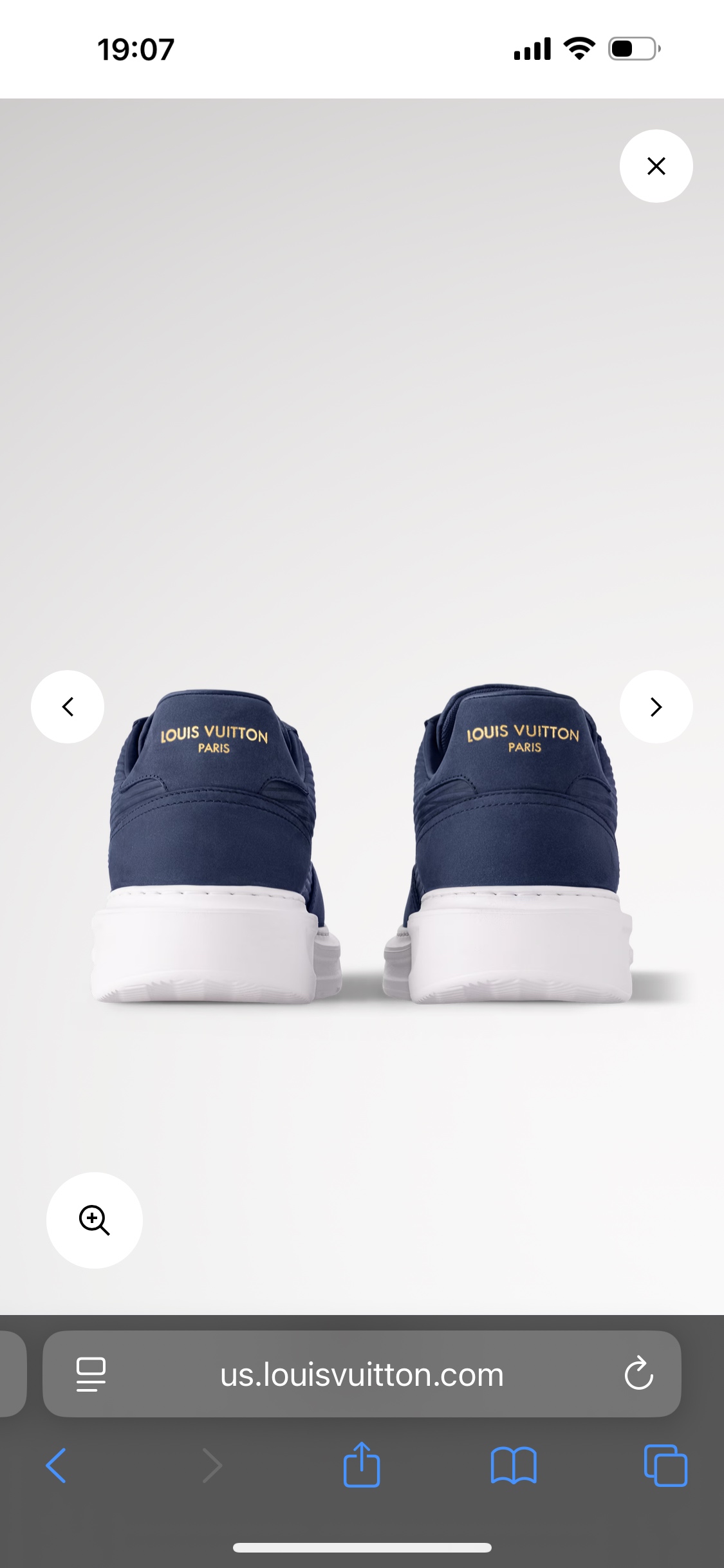 Louis Vuitton Beverly Hills Sneaker, Epi XL Suede Calf Leather, Blue 5 i1754652262681 948 0 3