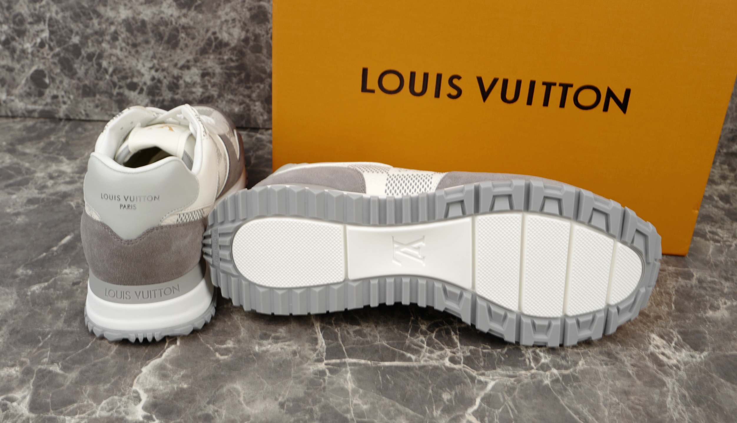 Louis Vuitton Run Away Sneakers in Jacquard Fabric with Damier Pattern 9 i1754652606606 5853 0 8