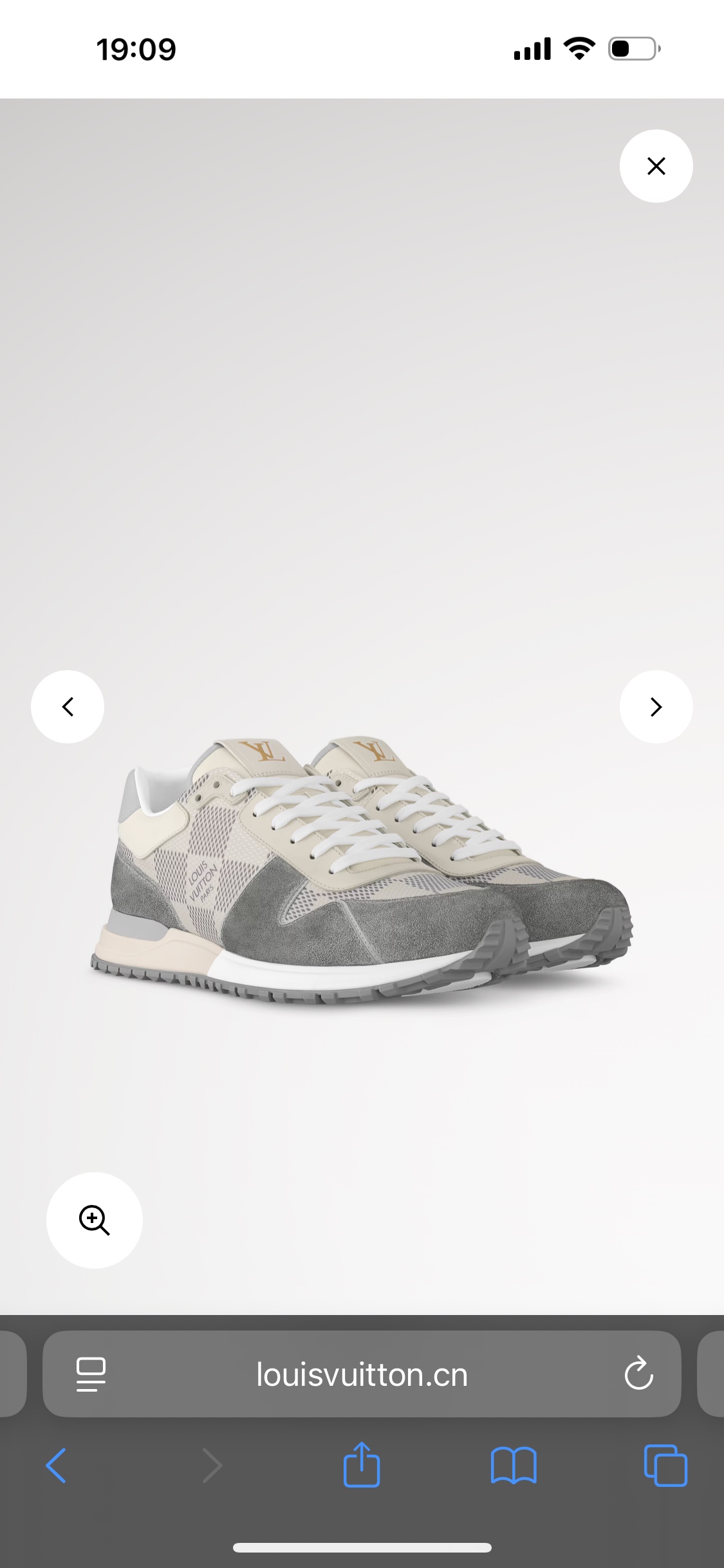 Louis Vuitton Run Away Sneaker in Damier Fabric with Suede Trim 3 i1754652668833 1480 0 2