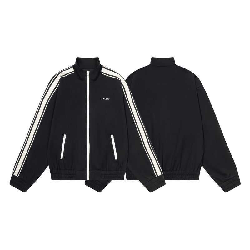Modelo F0076 Desarrollo original, herrajes personalizados, conjunto de chaqueta y pantalón Celine Céline con …