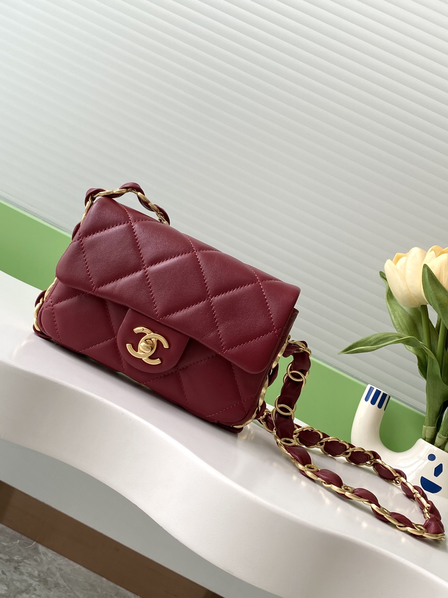 Chanel Classic Flap Bag Sacs À Bandoulière & À Épaule La chaîne