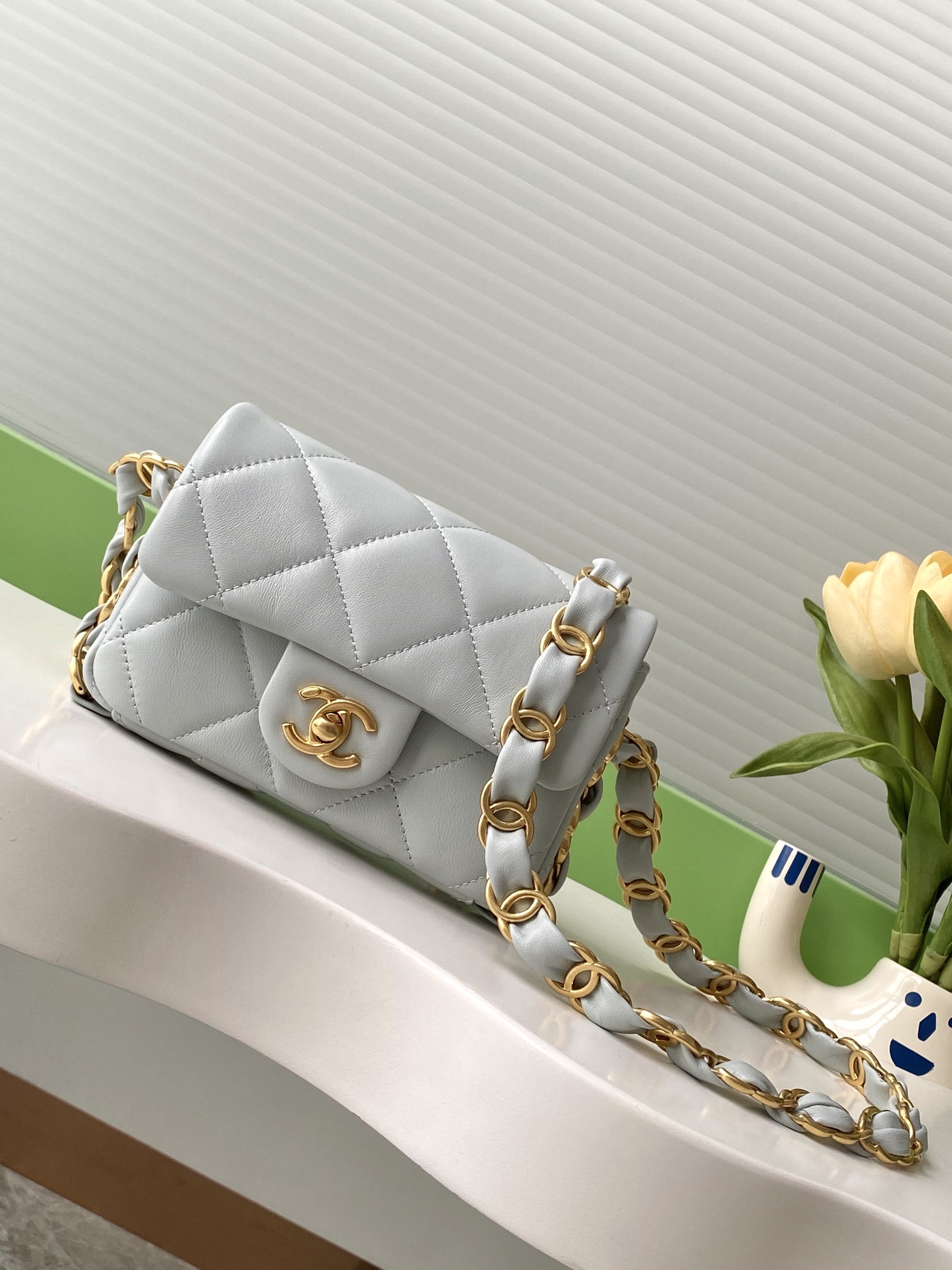 Chanel Classic Flap Bag Sacs À Bandoulière & À Épaule La chaîne