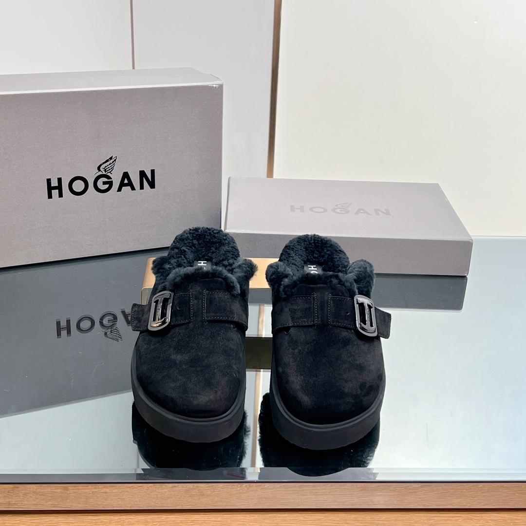 Hogan H625 Series: Stylish & Comfortable Winter Slippers in 2 Colors