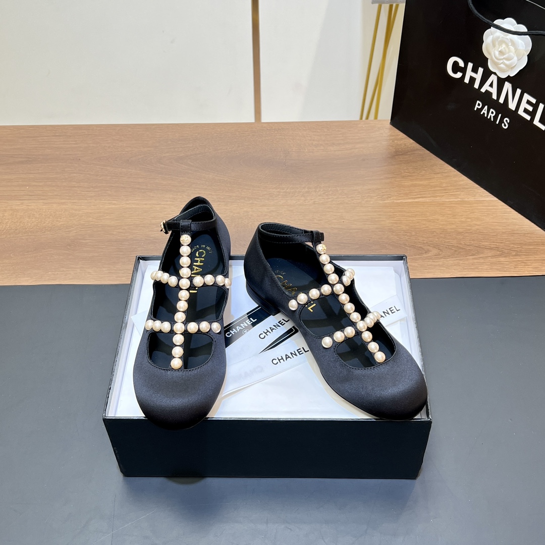 Chanel Haut
 Chaussures À Couche Unique Réplique de concepteur 1: 1
 Genuine Leather Peau mouton Série automne