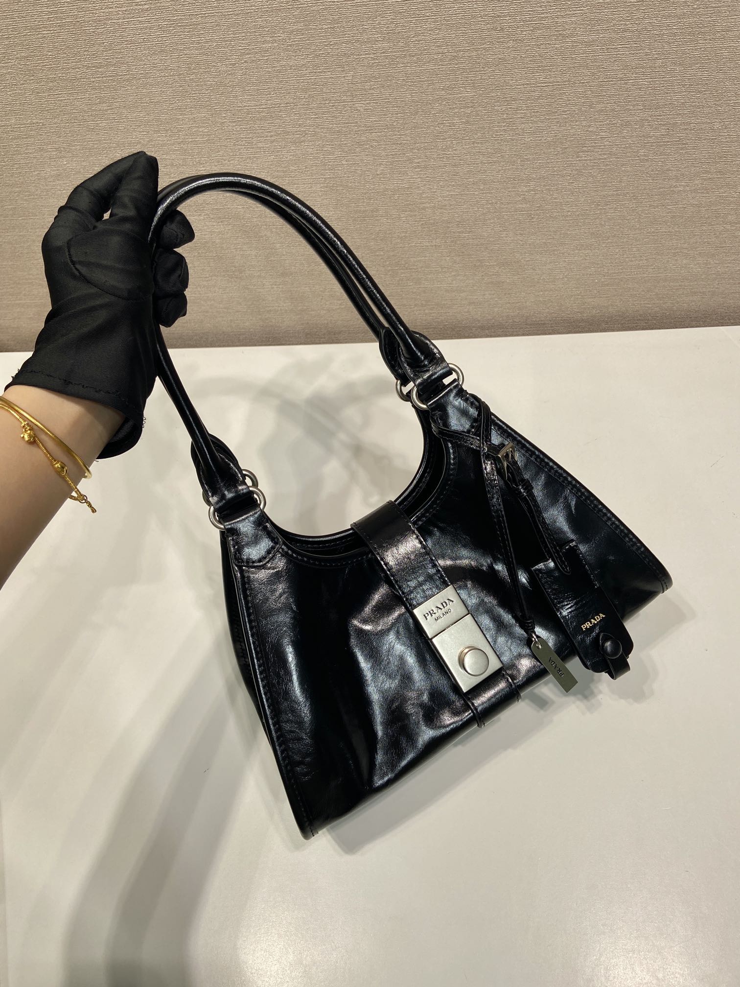Elegant Leather Top Handle Bag, Fashionable Mini Shoulder Bag for Women 4 i1751863746 8373 5