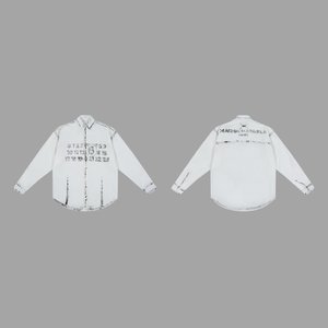 Maison Margiela Clothing Shirts & Blouses Doodle White Fall/Winter Collection Long Sleeve