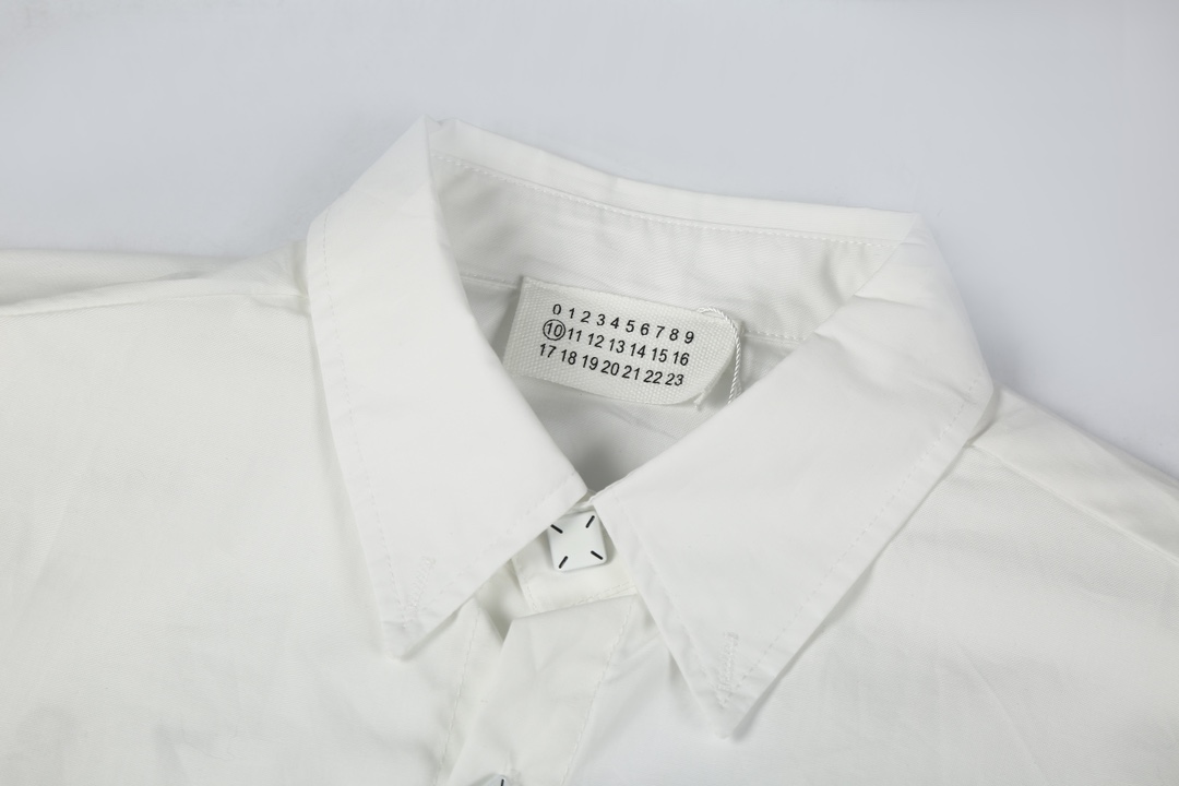 Designer 2024s Magella MM6 Shirts: Premium Cotton, Custom Buttons, Unisex Sizing - 图片 9