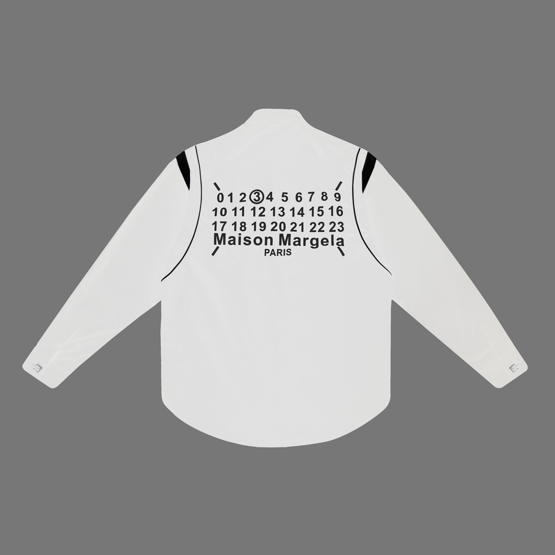 Designer 2024s Magella MM6 Shirts: Premium Cotton, Custom Buttons, Unisex Sizing - 图片 3