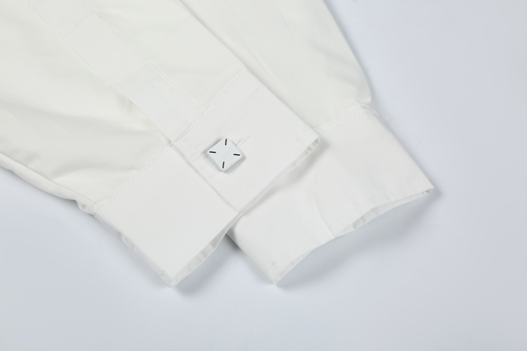 Designer MJ 2024s Magella MM6 Shirts: Custom Cotton Fusion with Unique Buttons - 图片 9