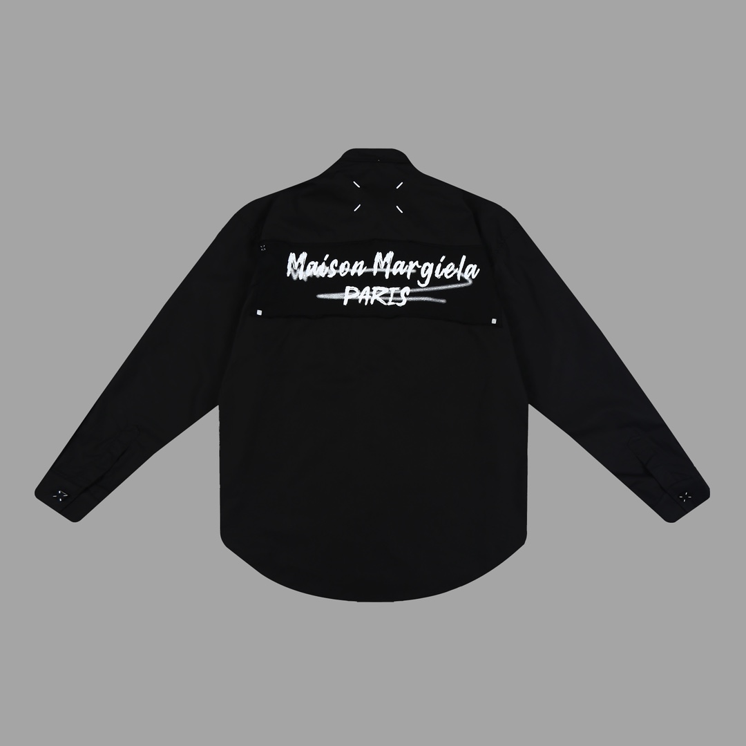 Designer Magella MM6 Shirts with Custom Buttons in Pure Cotton Fabric for 2024 Collection - 图片 3