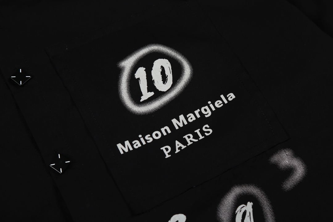 Designer Magella MM6 Shirts with Custom Buttons in Pure Cotton Fabric for 2024 Collection - 图片 9