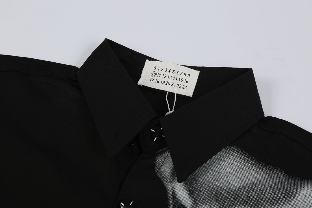 Designer Magella MM6 Shirts: Customized Cotton Fabric with Unique Details and Sizing Options - 图片 6