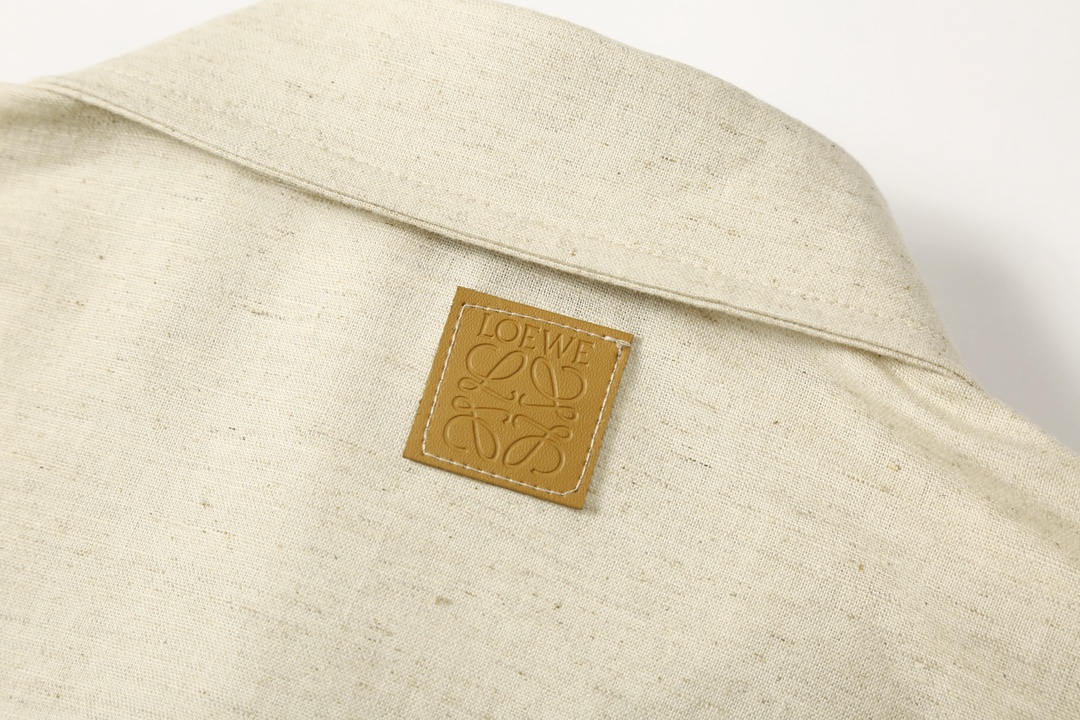 Loewe Designer 24-SS Summer Net-Skin Shirt Suit with Handbags – $368 - 图片 6