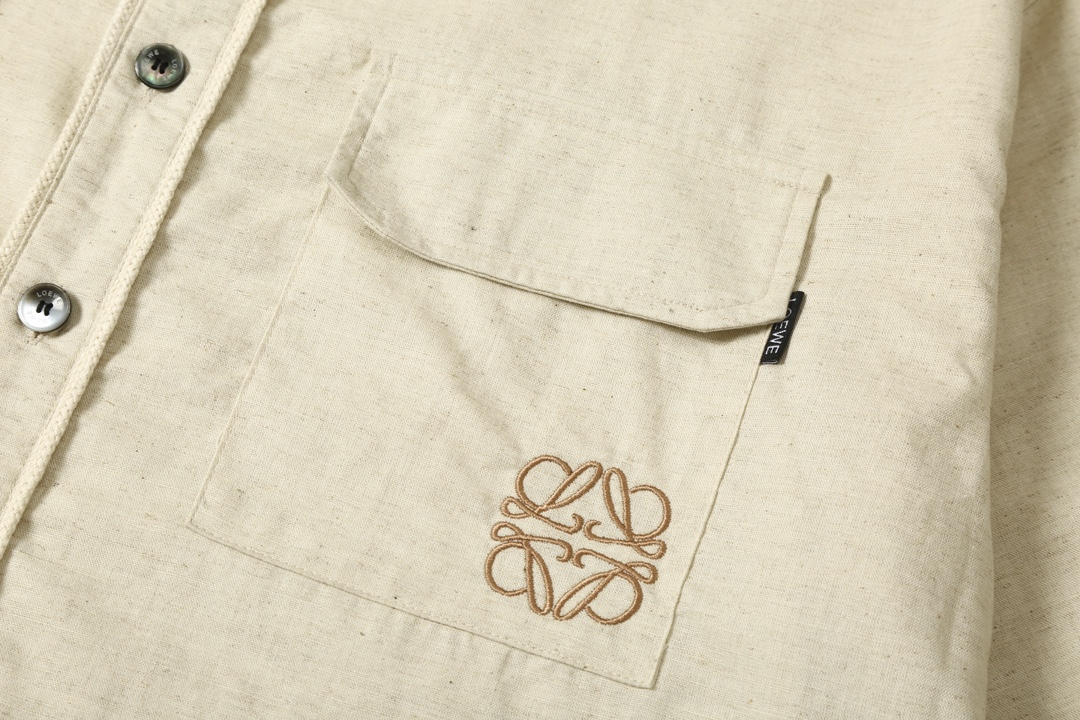 Loewe Designer 24-SS Summer Net-Skin Shirt Suit with Handbags – $368 - 图片 7