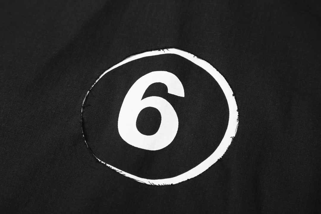 Designer Magella MM6 24SS Broken Water-Washing Pocket Shirts with Imported Black-Disk Shell Buttons - 图片 5