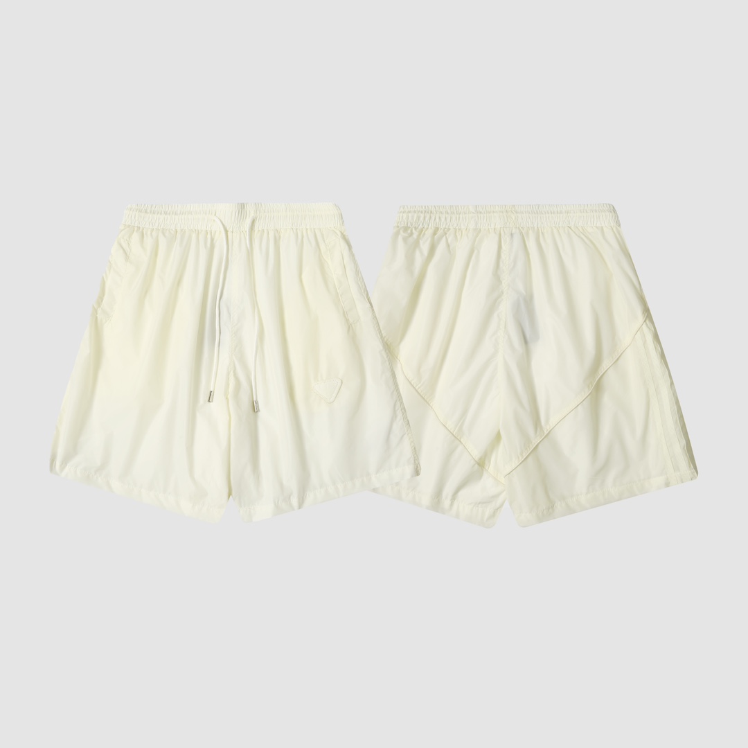 Diseñador PRAD Prada P 2024 primavera-verano nuevo #PD pantalones cortos casuales con capucha y protección so…