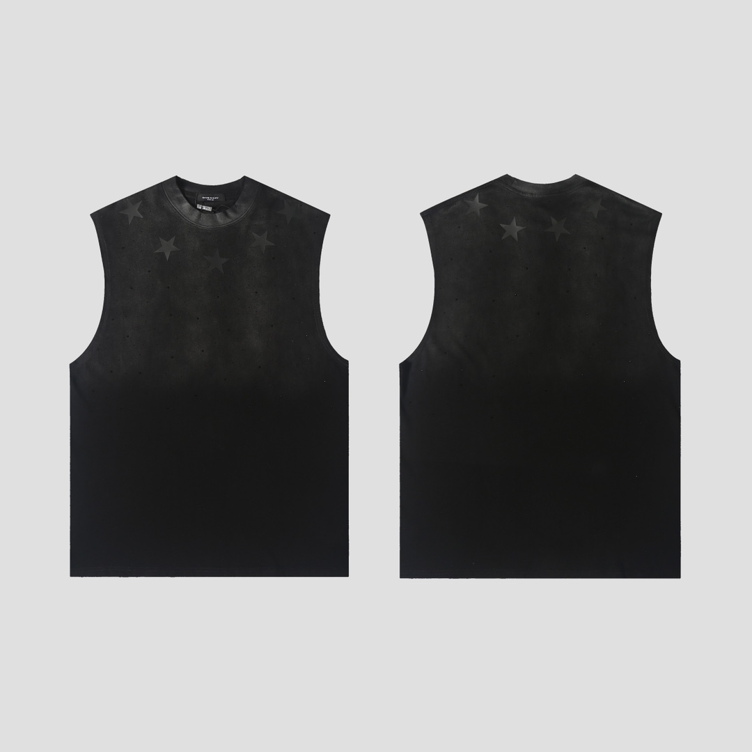 Nueva tela de doble hilo de 310 g de Givenchy del diseñador, hilo Salona a juego, lavada, resistente, desgastada, perfo…