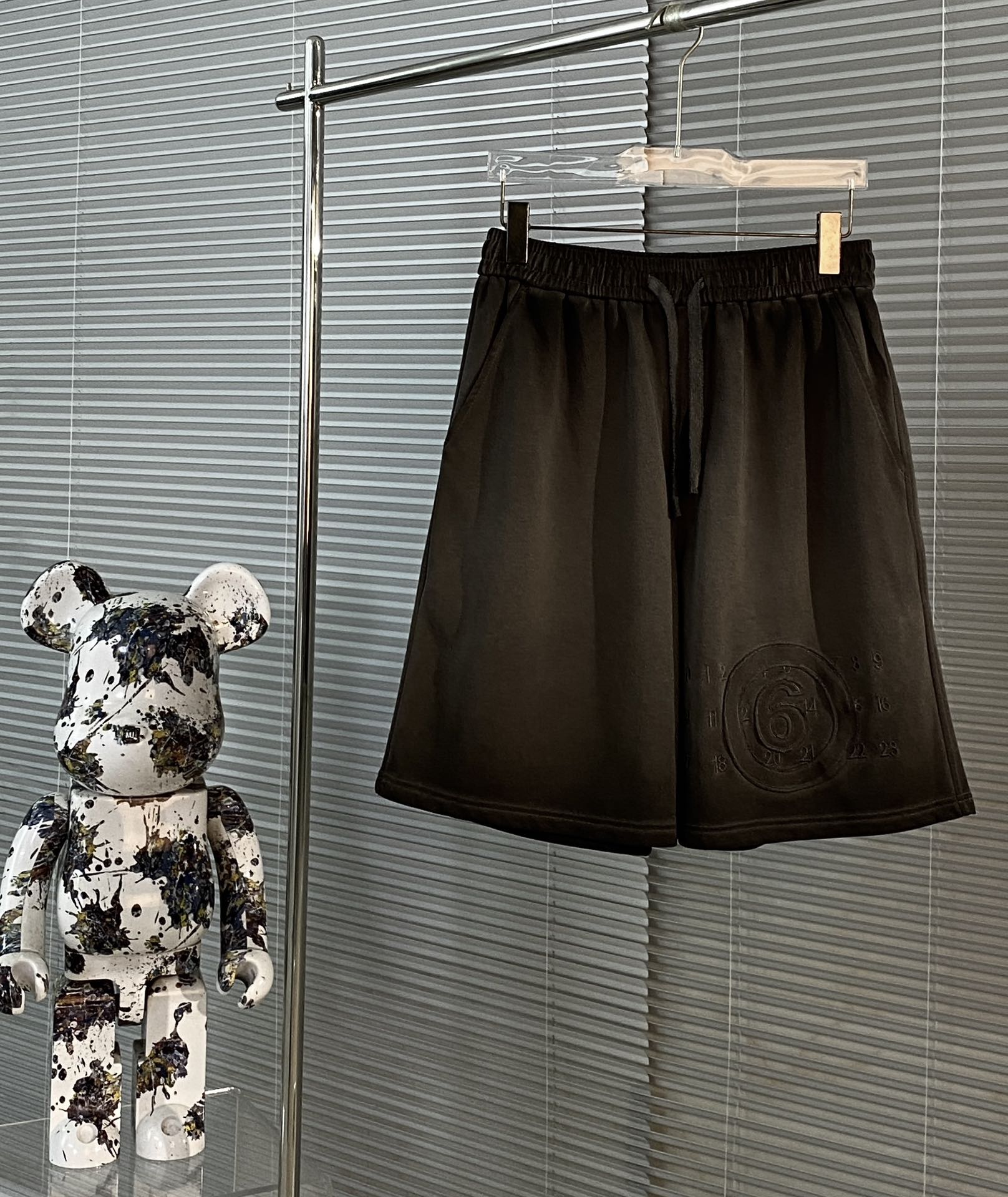 MJ Designer’s new MM6/jlShorts Madison margiela retro-water washing tycoon embroidery shorts SMLXl