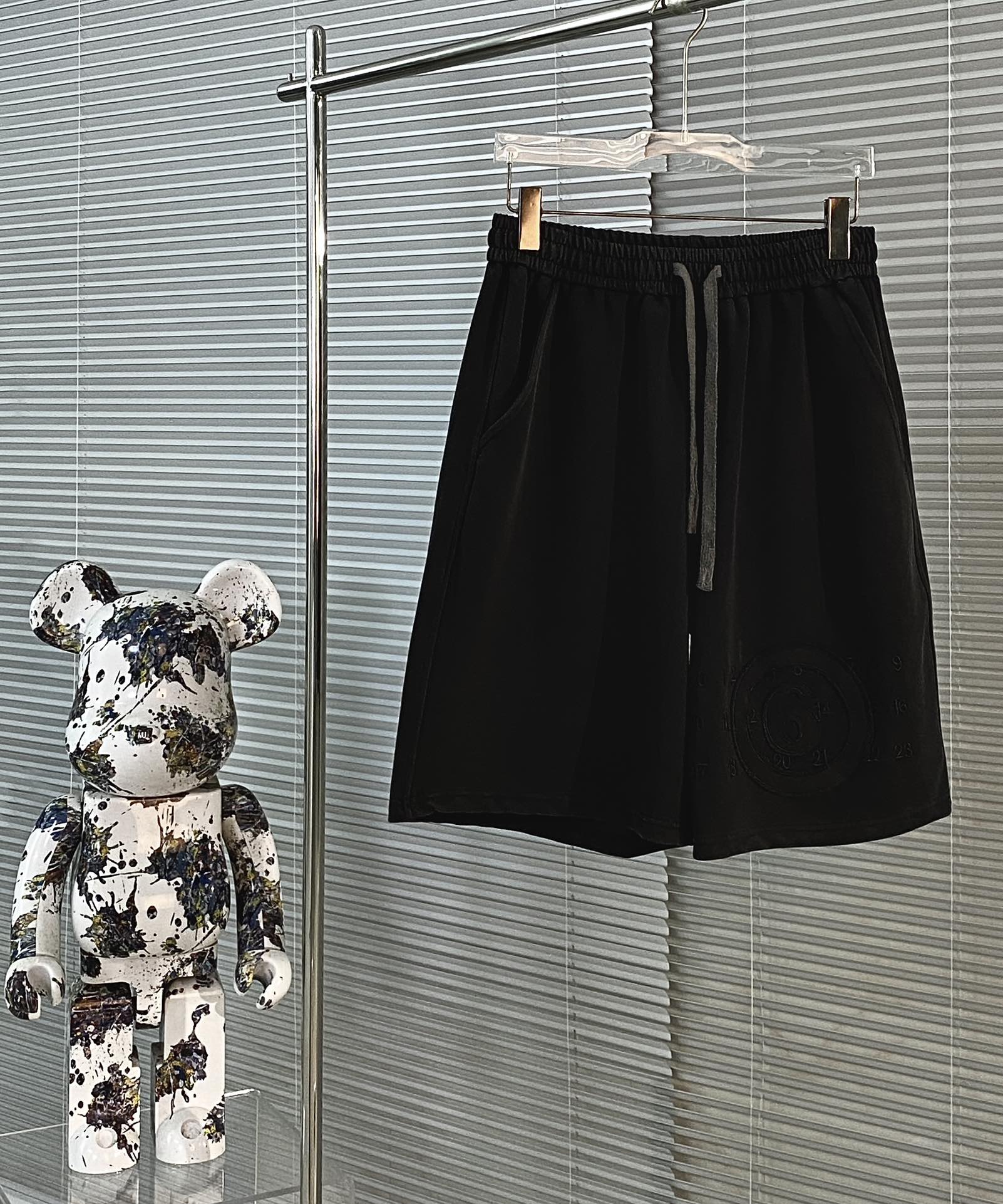 MJ Designer’s new MM6/jlShorts Madison margiela retro-washer tycoon embroidery shorts SMLXl - 图片 1