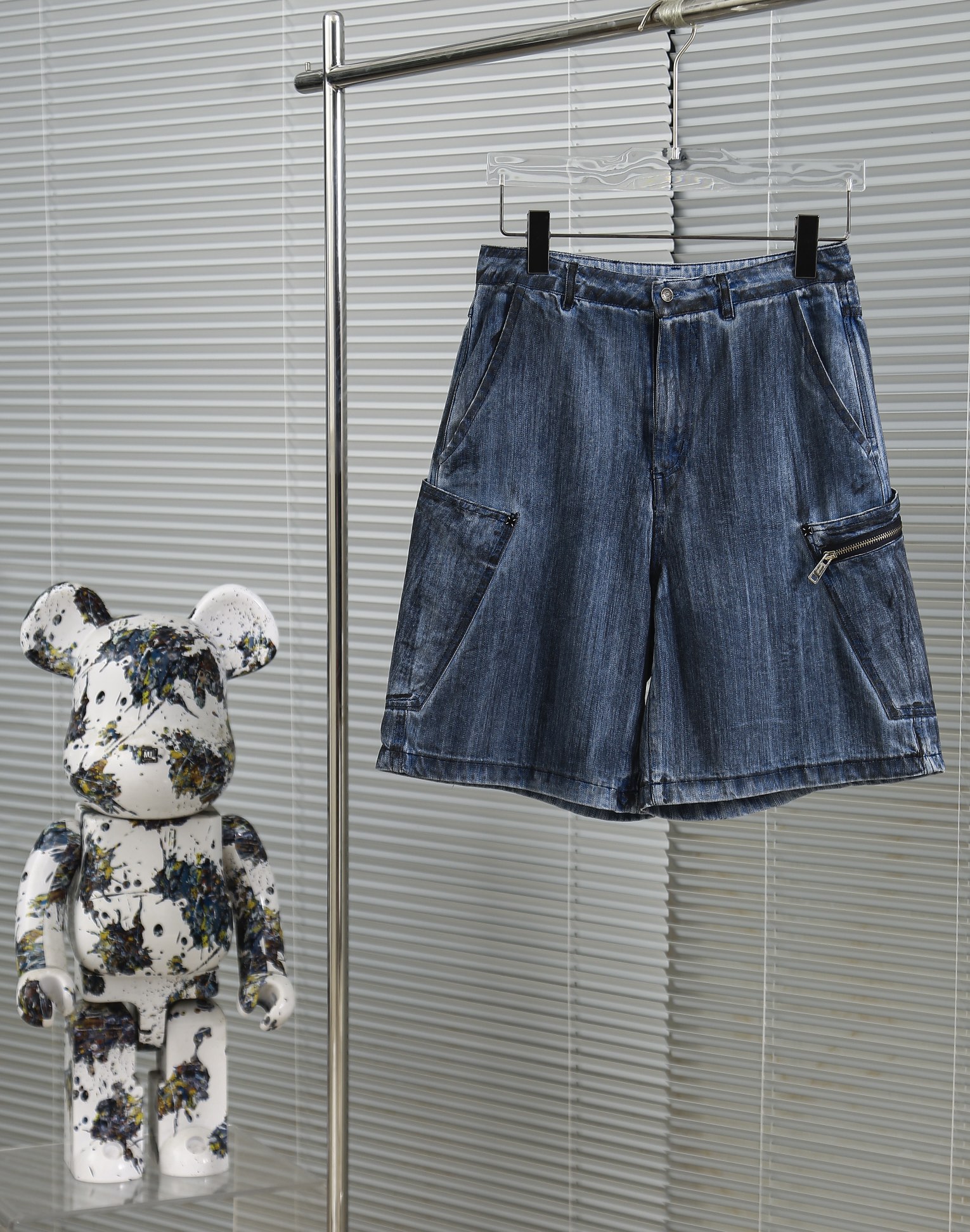 Customized MJ Designer Shorts: Margiela MM6 24SS Hand-to-Hand Rinsing Water-Washing, Various Sizes