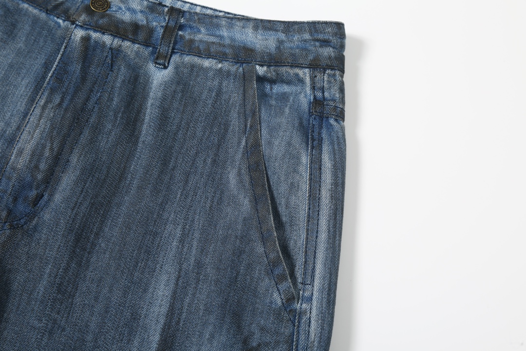 Customized MJ Designer Shorts: Margiela MM6 24SS Hand-to-Hand Rinsing Water-Washing, Various Sizes - 图片 7