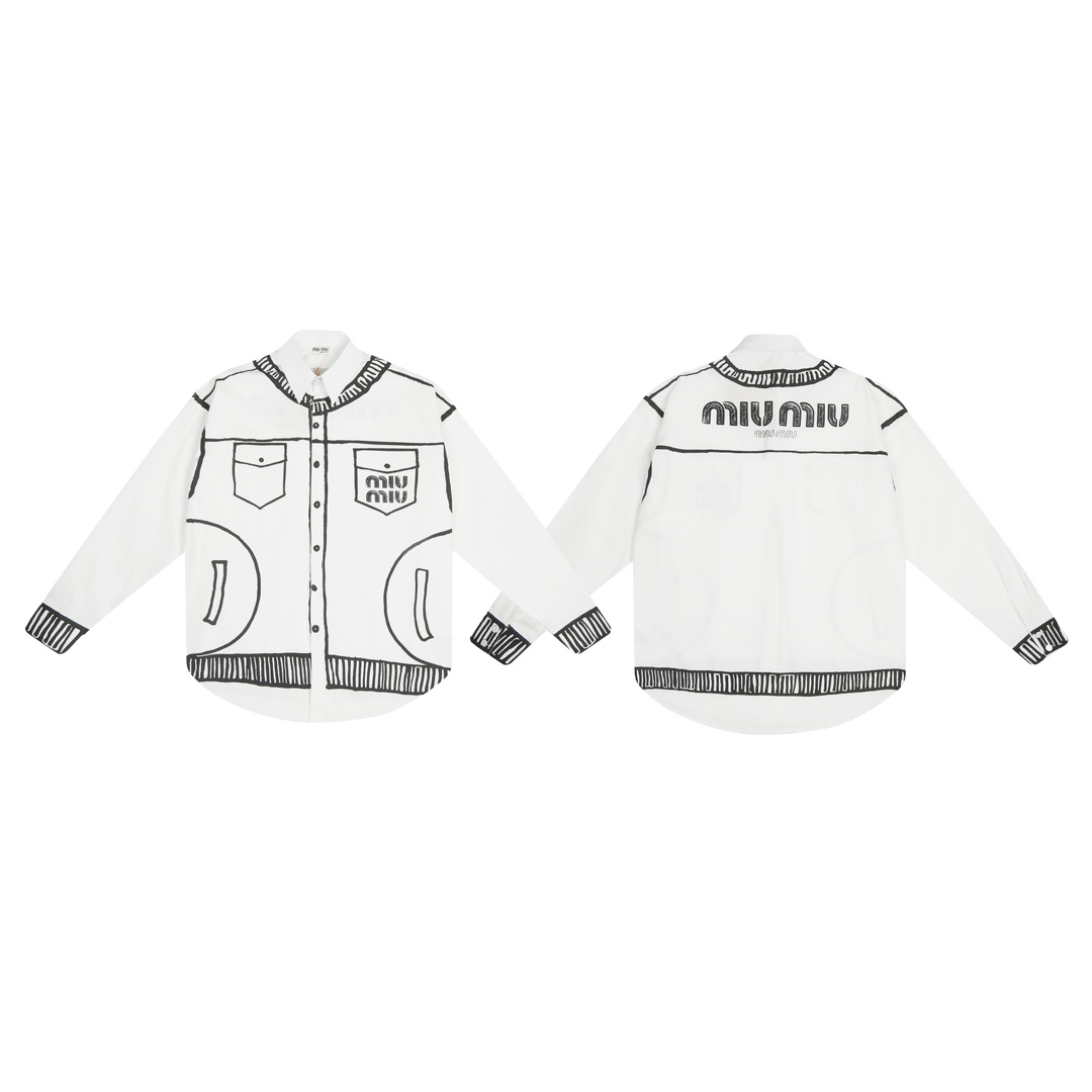 New Miu Miu Summer Collection: 25 Shirts, 50 Coats, Exclusive Custom Buttons - 图片 3