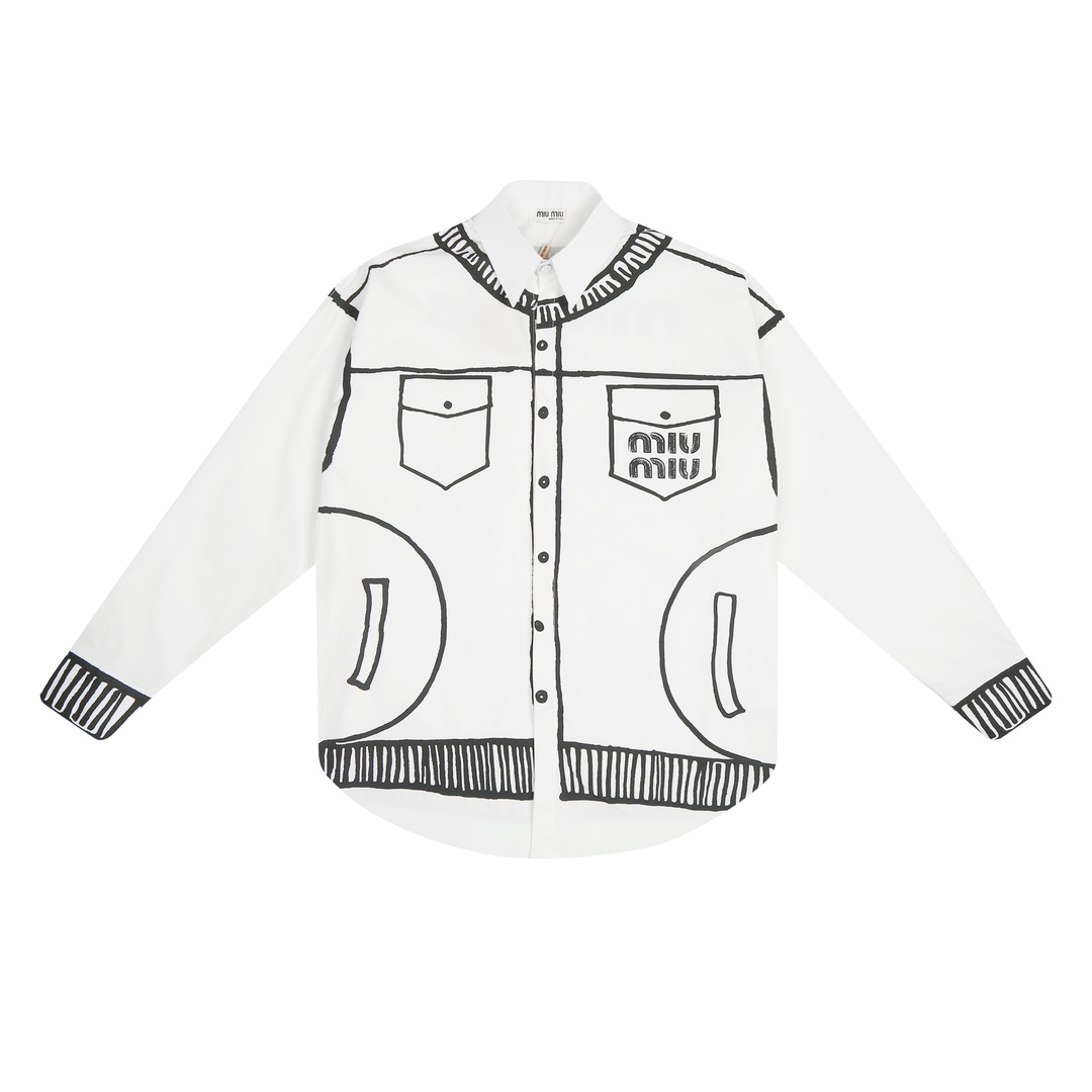 New Miu Miu Summer Collection: 25 Shirts, 50 Coats, Exclusive Custom Buttons - 图片 4