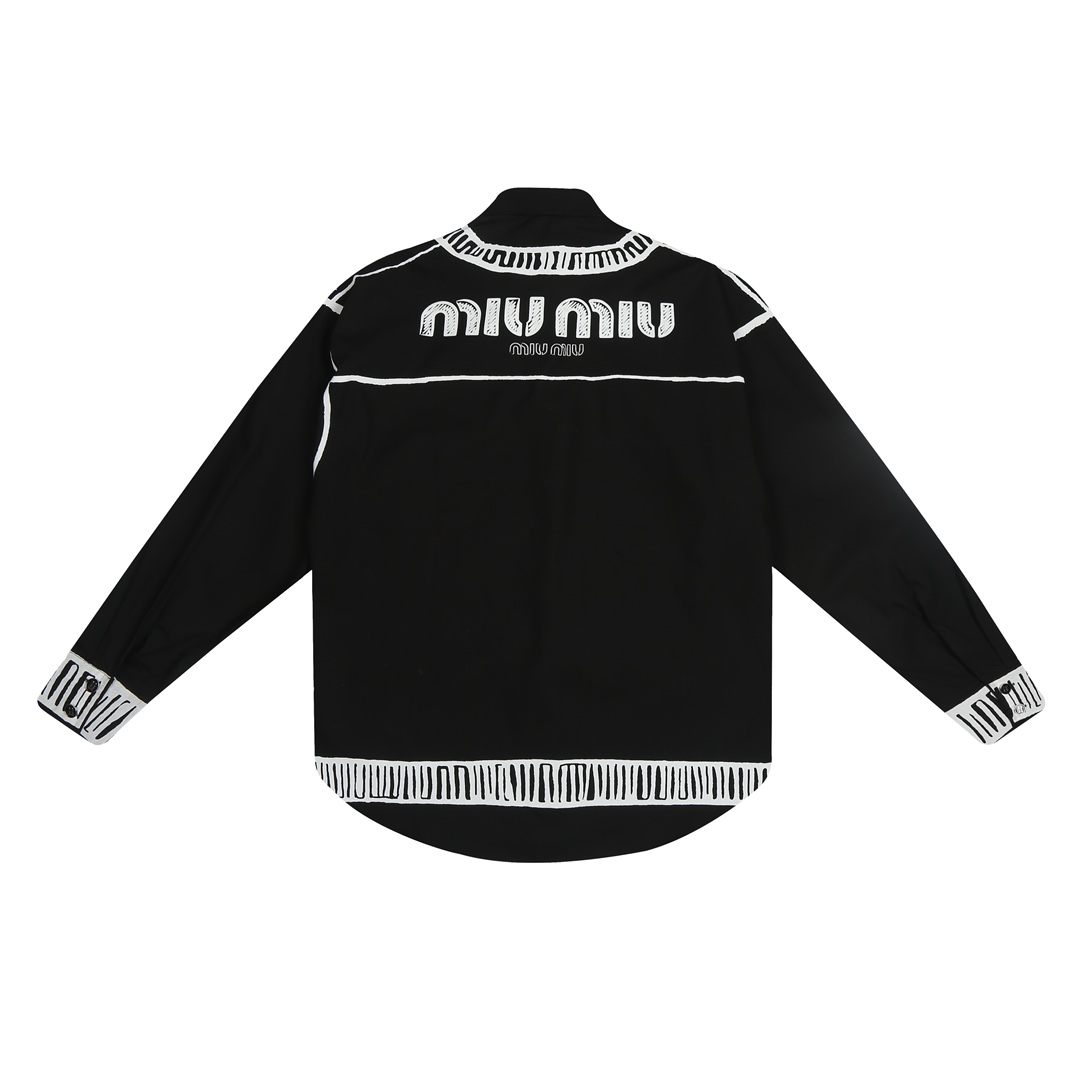 New Summer Collection: Miu Miu Designer Shirts, Silk Coats, and Custom Buttons - 图片 5
