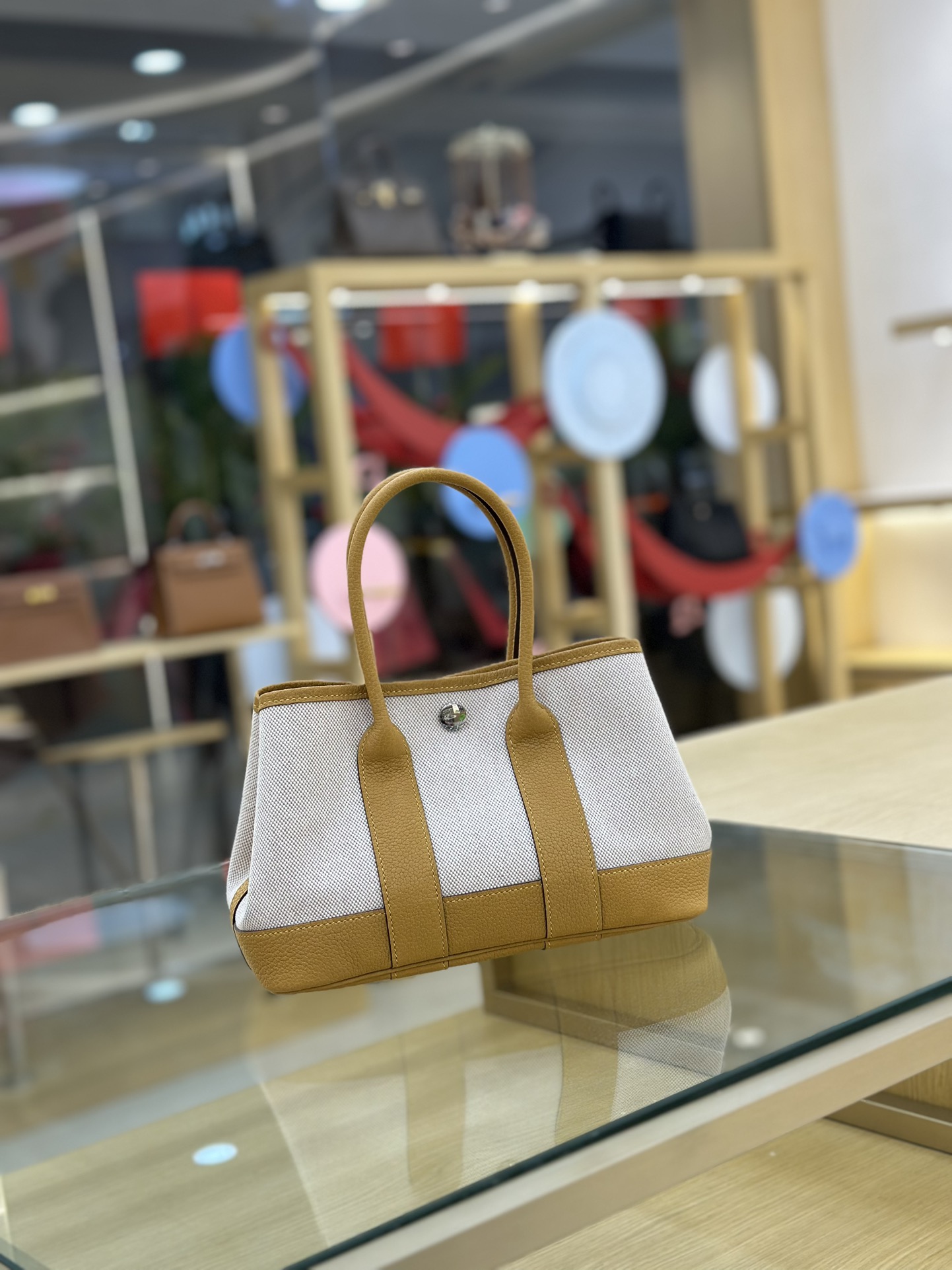 NO:698278,Amber yellow mini Gardenarty garden bag, original cloth with imported leather, wax thread hand-sewing, original mold opening, super cute, size 23*16*10, Hermes, hermes, Hermes,19860909琥珀黄 mini Gardenarty花园包 原版布配进口皮 蜡线手缝 原版开模 超可爱 size23*16*10,爱马仕,hermes,Hermes,,Bag