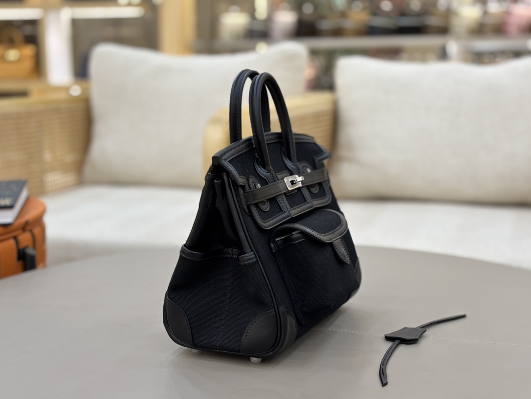 Hermes Cargo 25 Black 25cm everyday