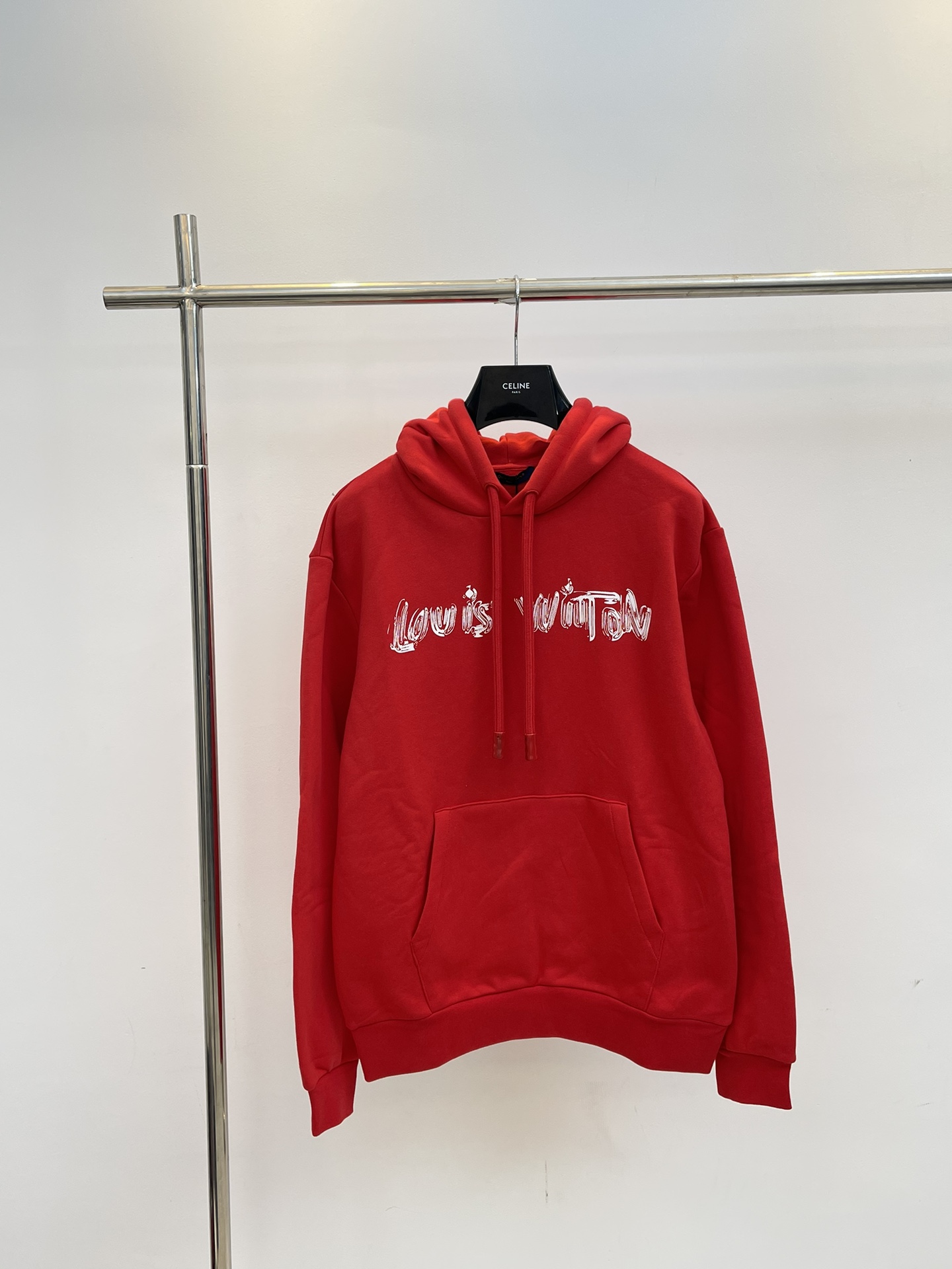 Louis Vuitton Clothing Hoodies Doodle Printing Cotton Fall Collection Hooded Top