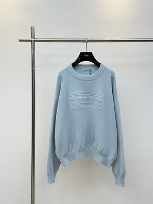 Alexander Wang Clothing Sweatshirts Blue Unisex
